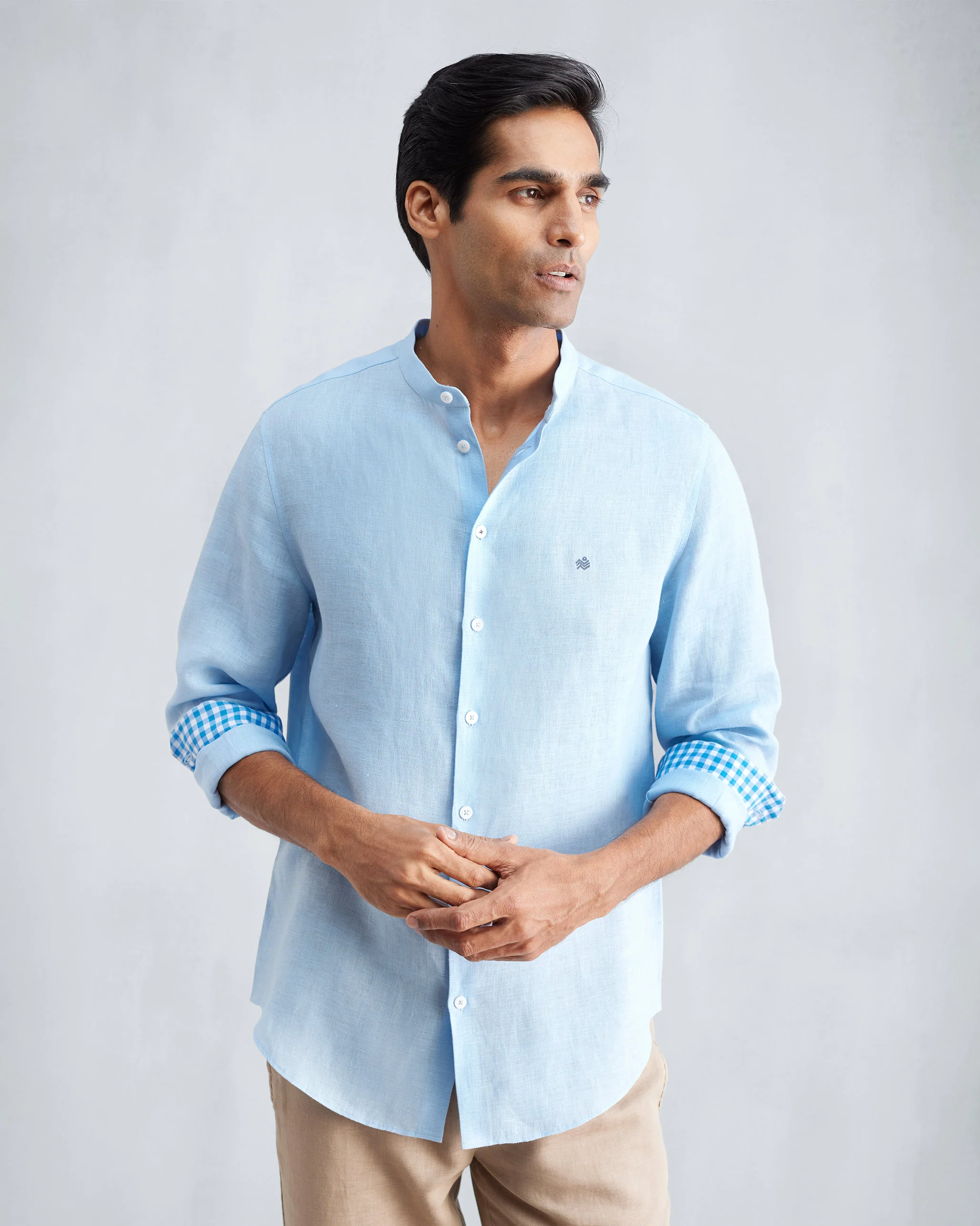 Nawab Shirt - Light Blue - Image 5