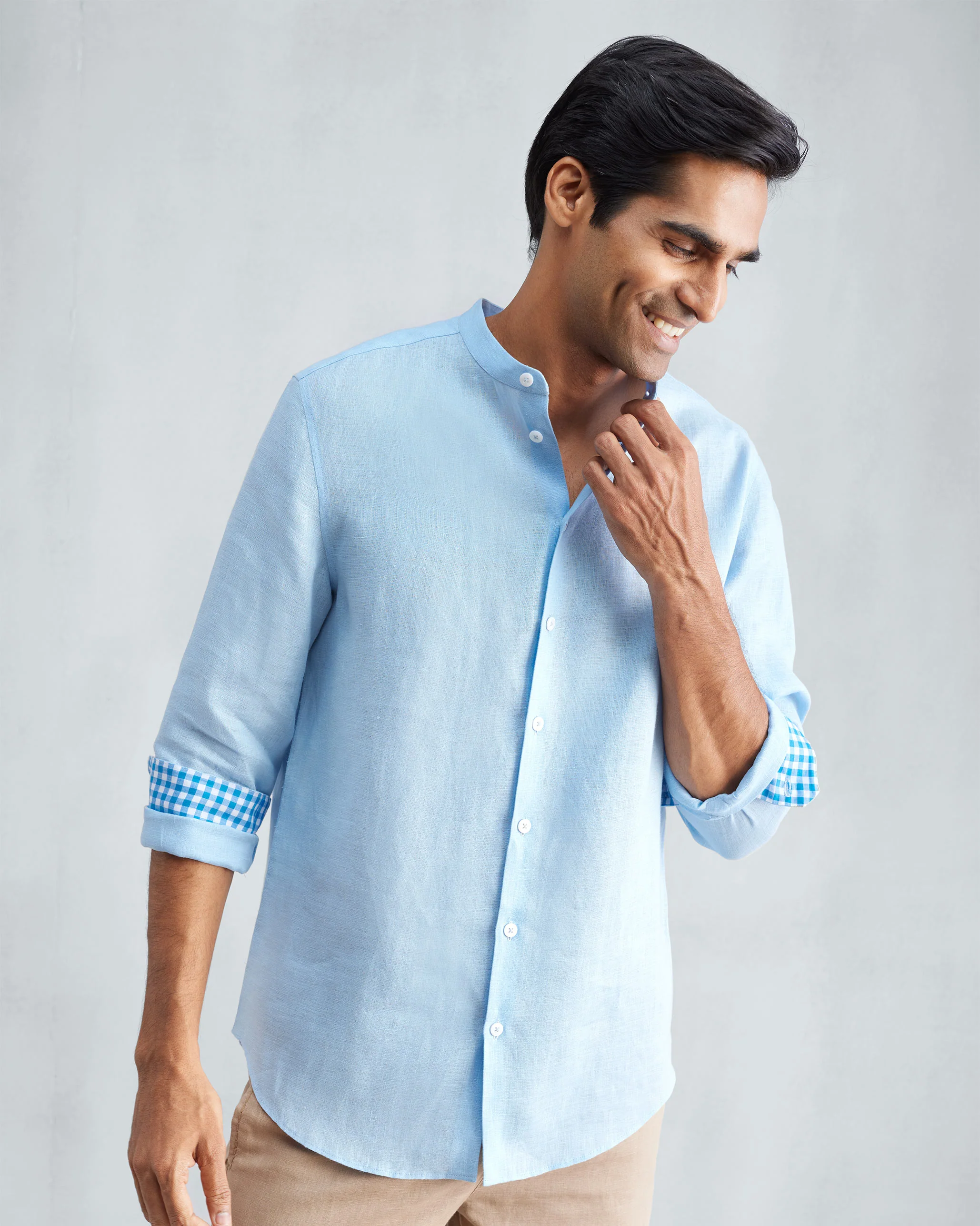 Nawab Shirt - Light Blue - Image 6