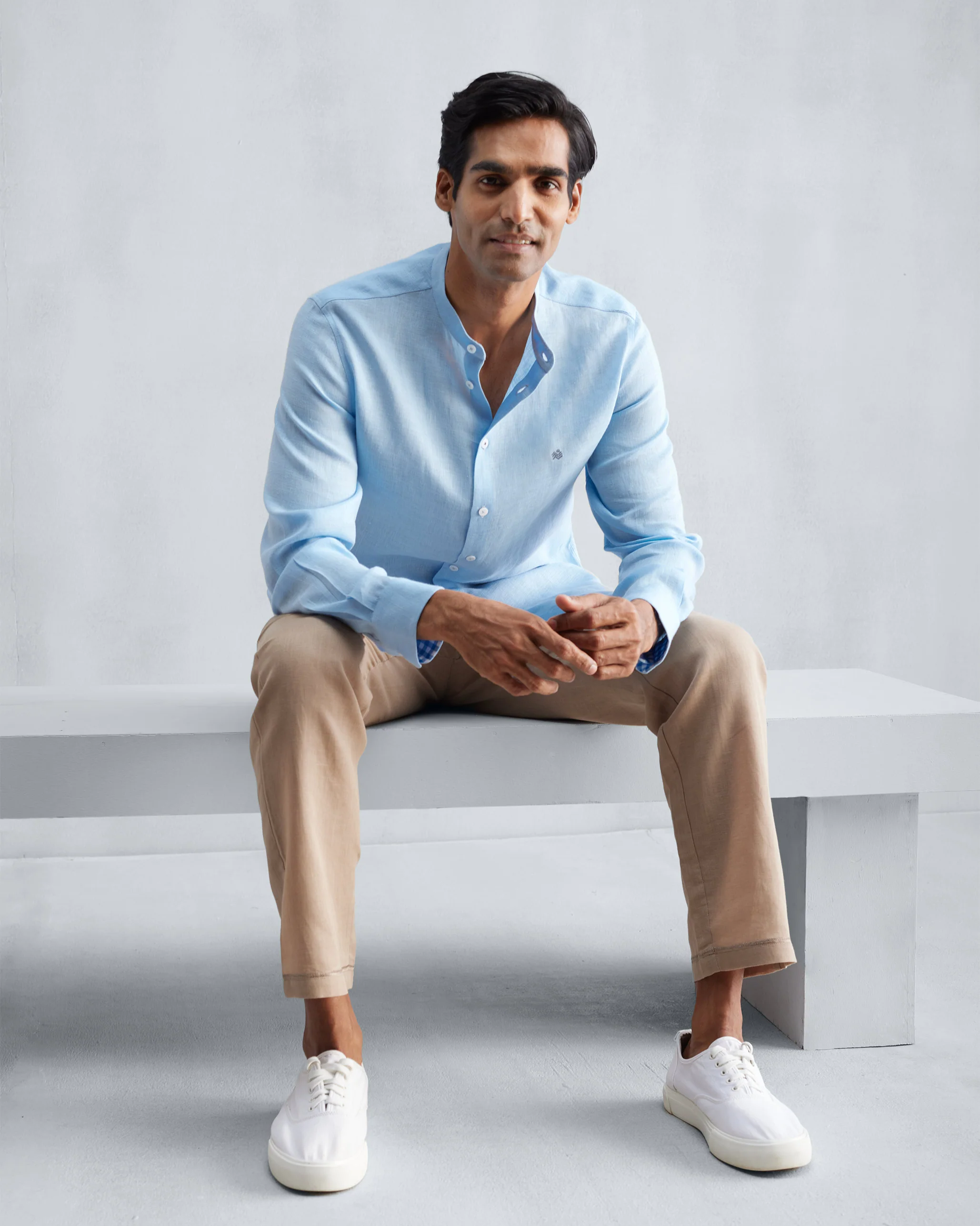 Nawab Shirt - Light Blue - Image 8