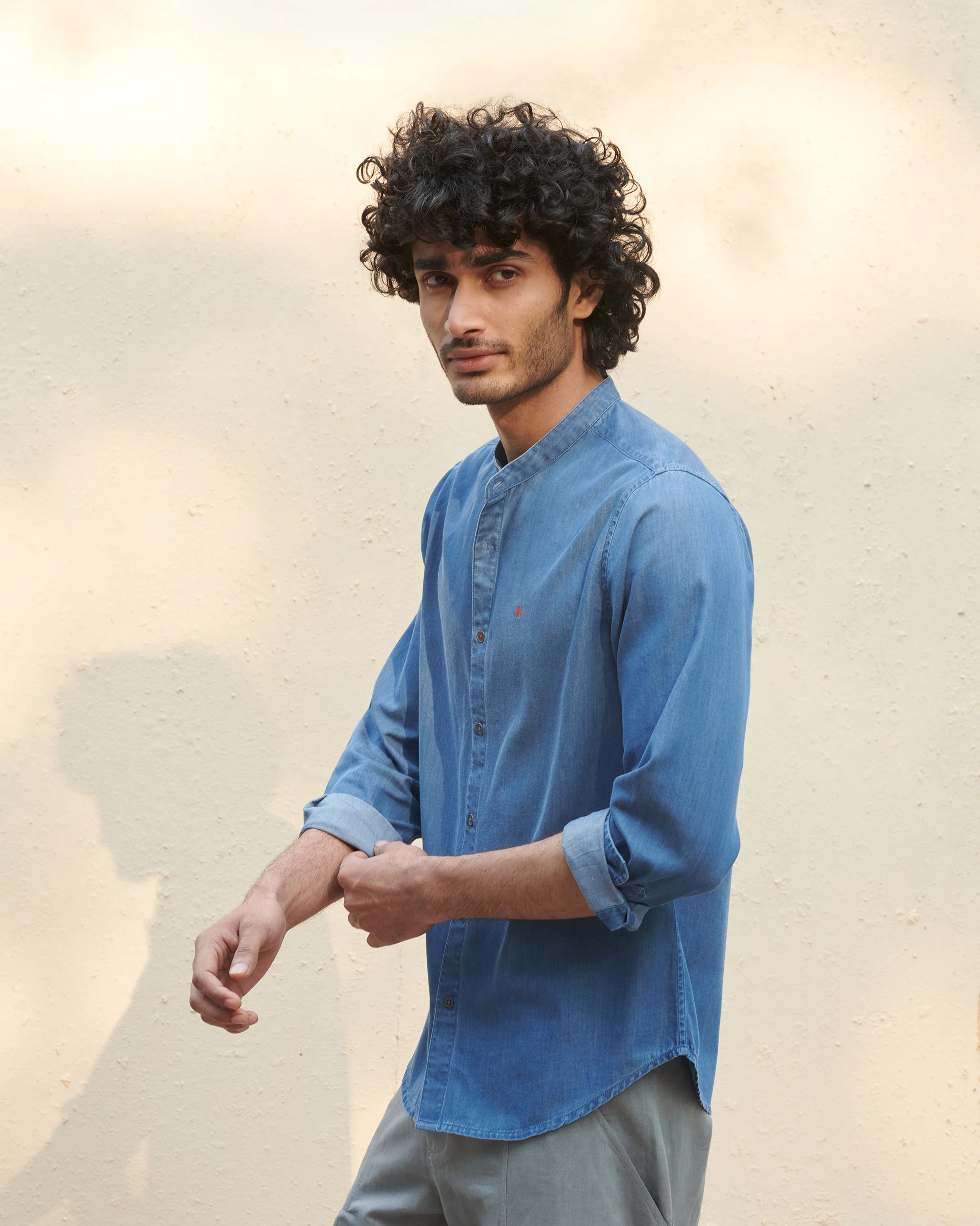 Nawab Shirt - Light Blue - Image 3