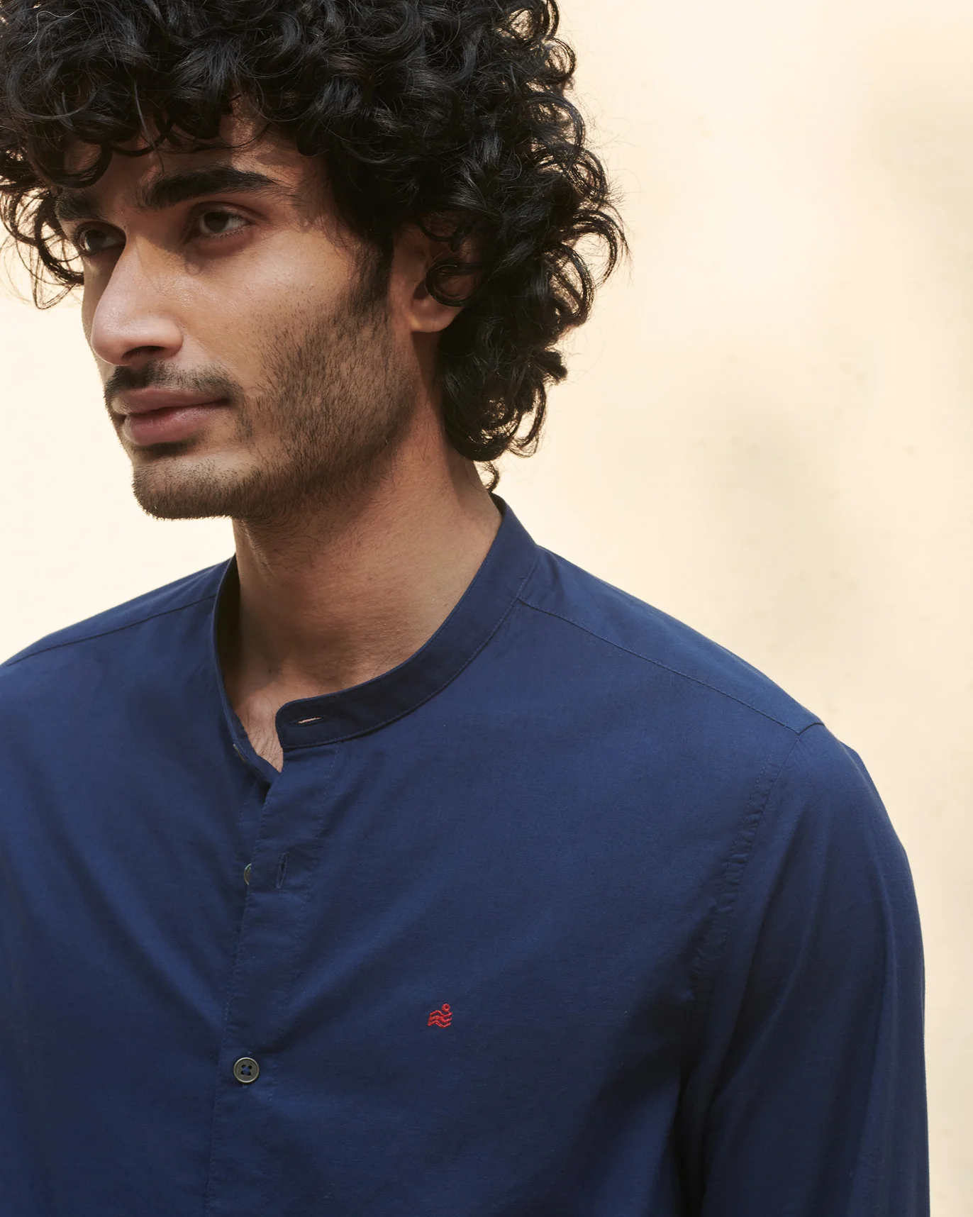 Nawab Shirt - Navy - Image 2