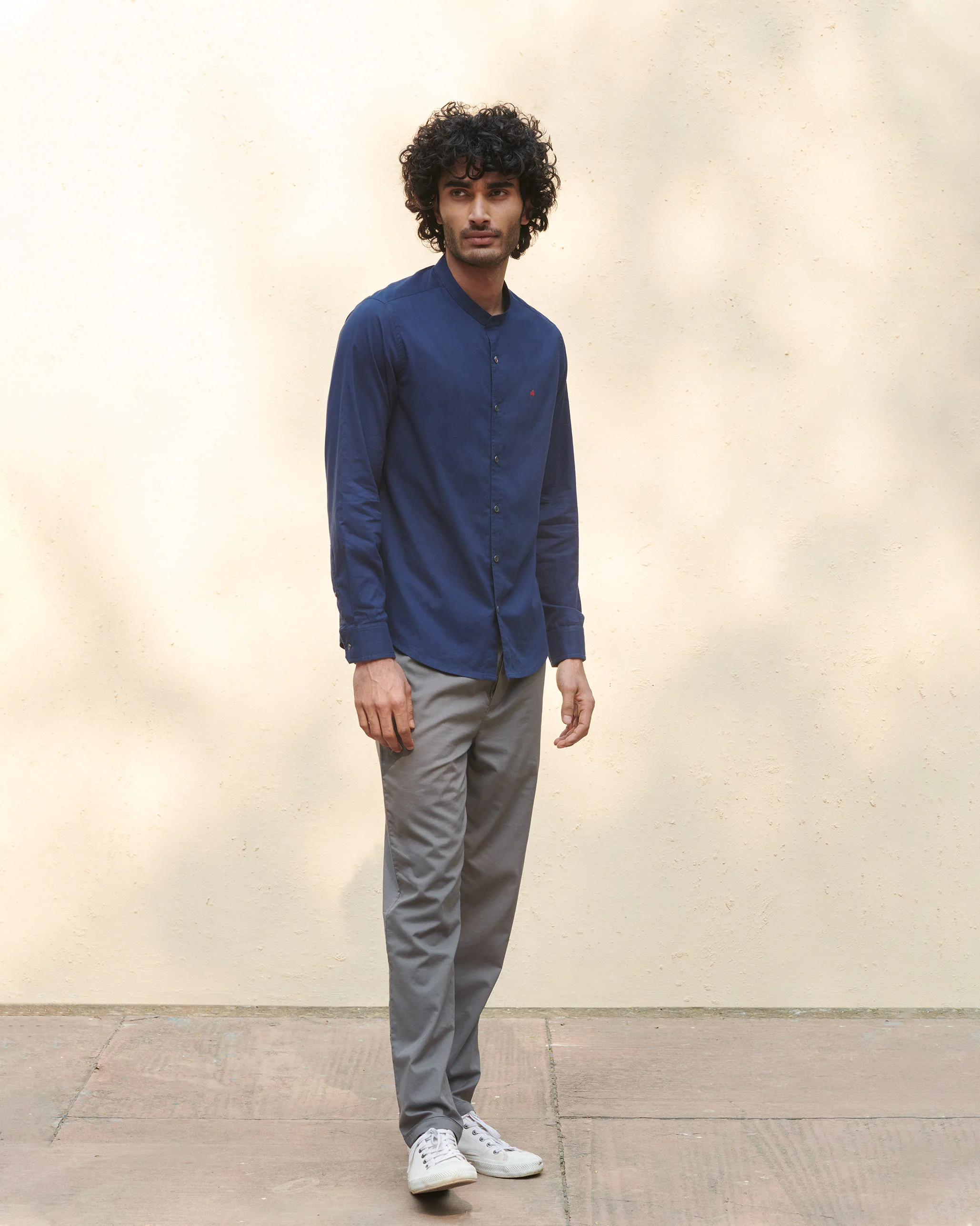 Nawab Shirt - Navy - Image 5