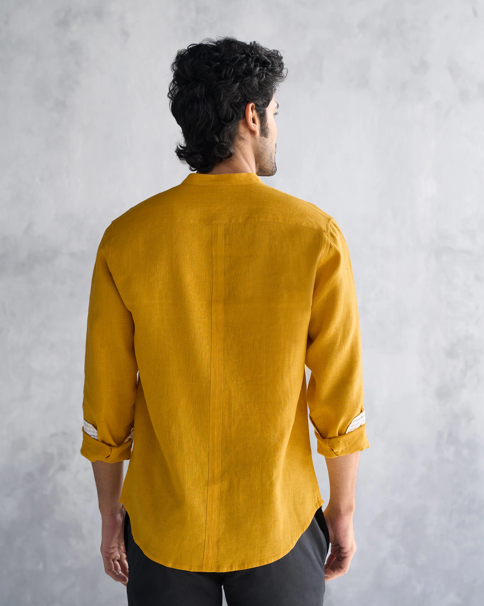 Nawab Shirt - Ochre - Image 4