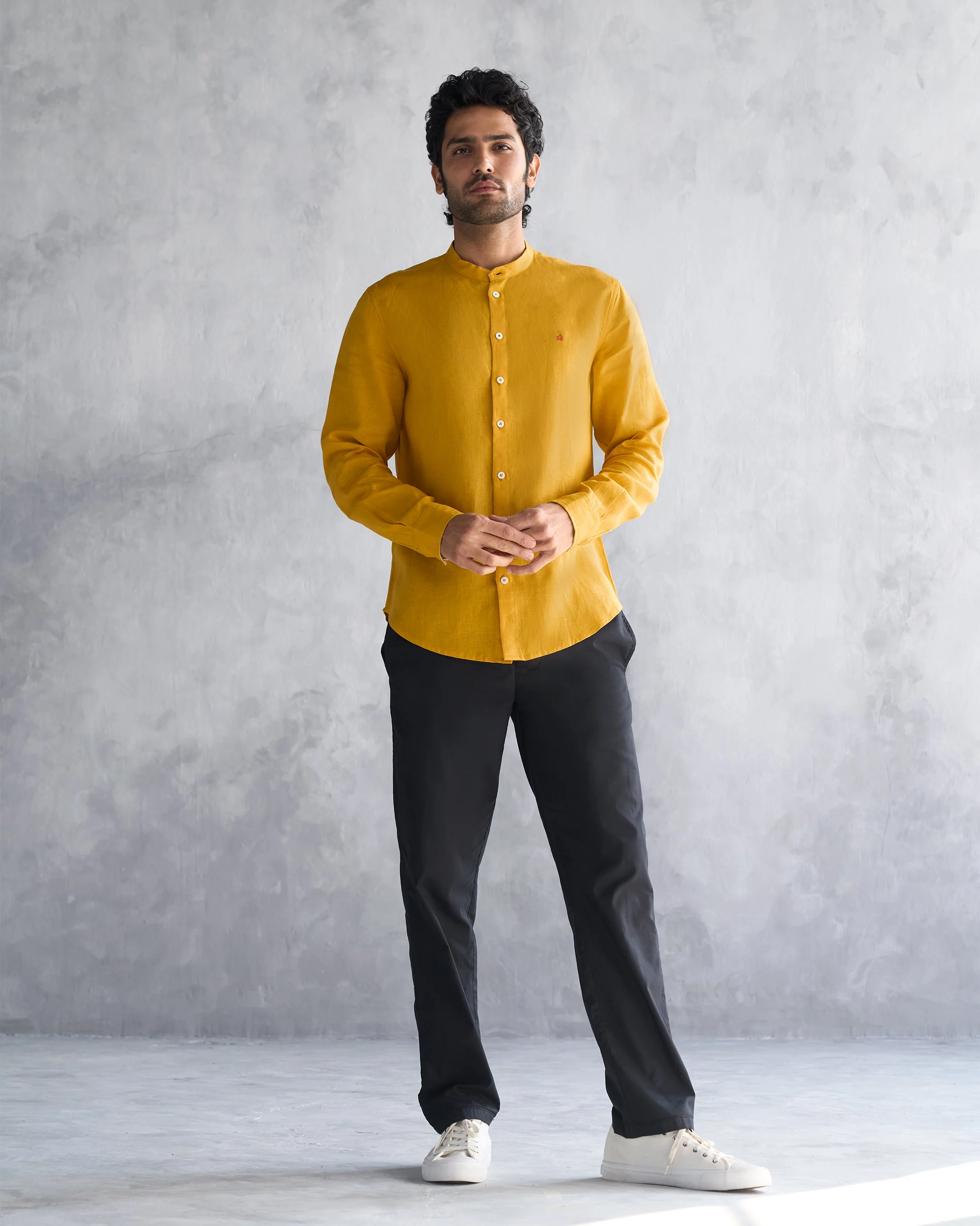 Nawab Shirt - Ochre - Image 5