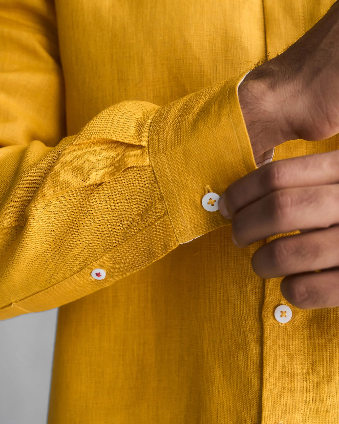 Nawab Shirt - Ochre - Image 3