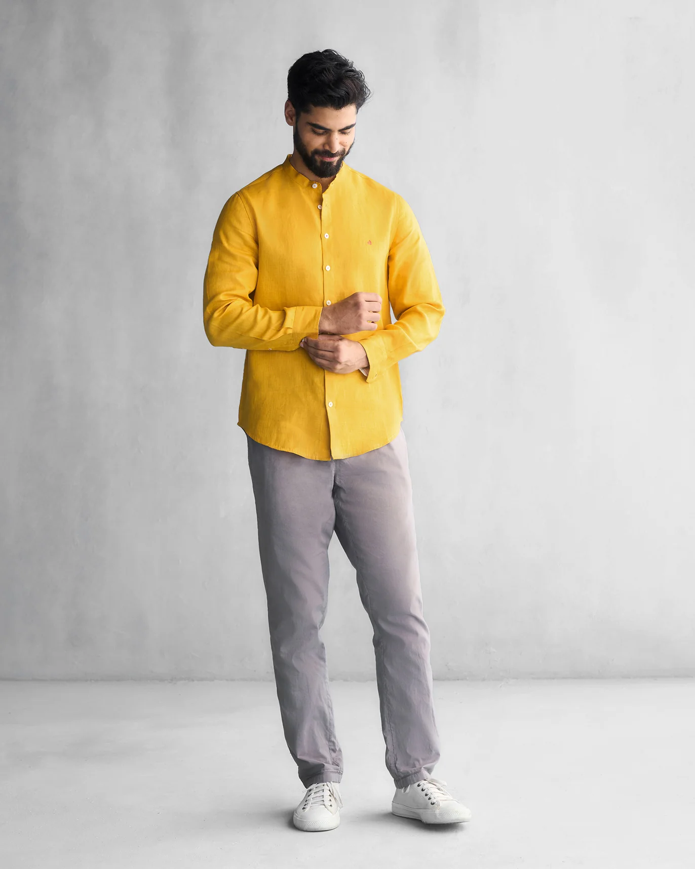 Nawab Shirt - Ochre - Image 7