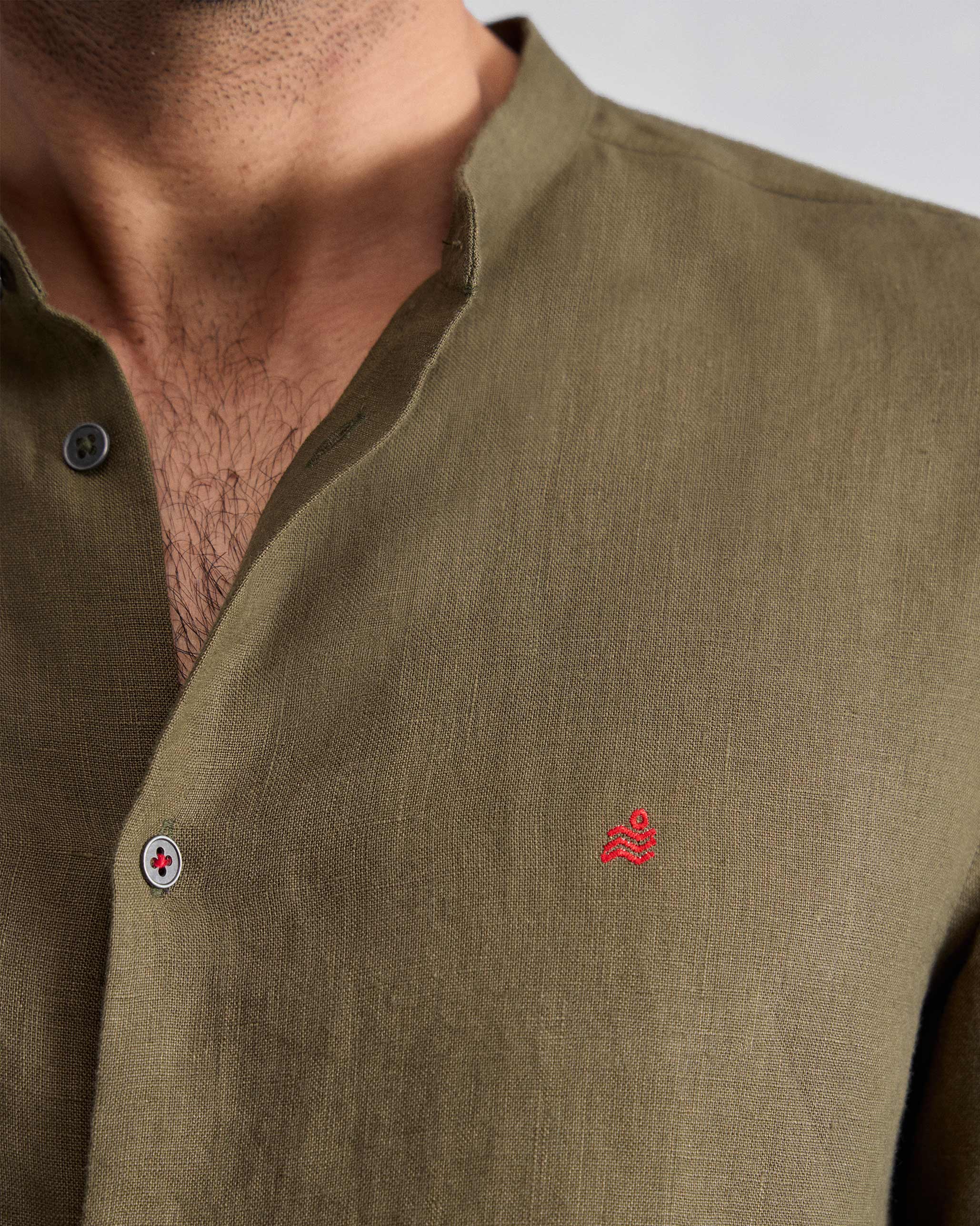 Nawab Shirt - Olive - Image 4