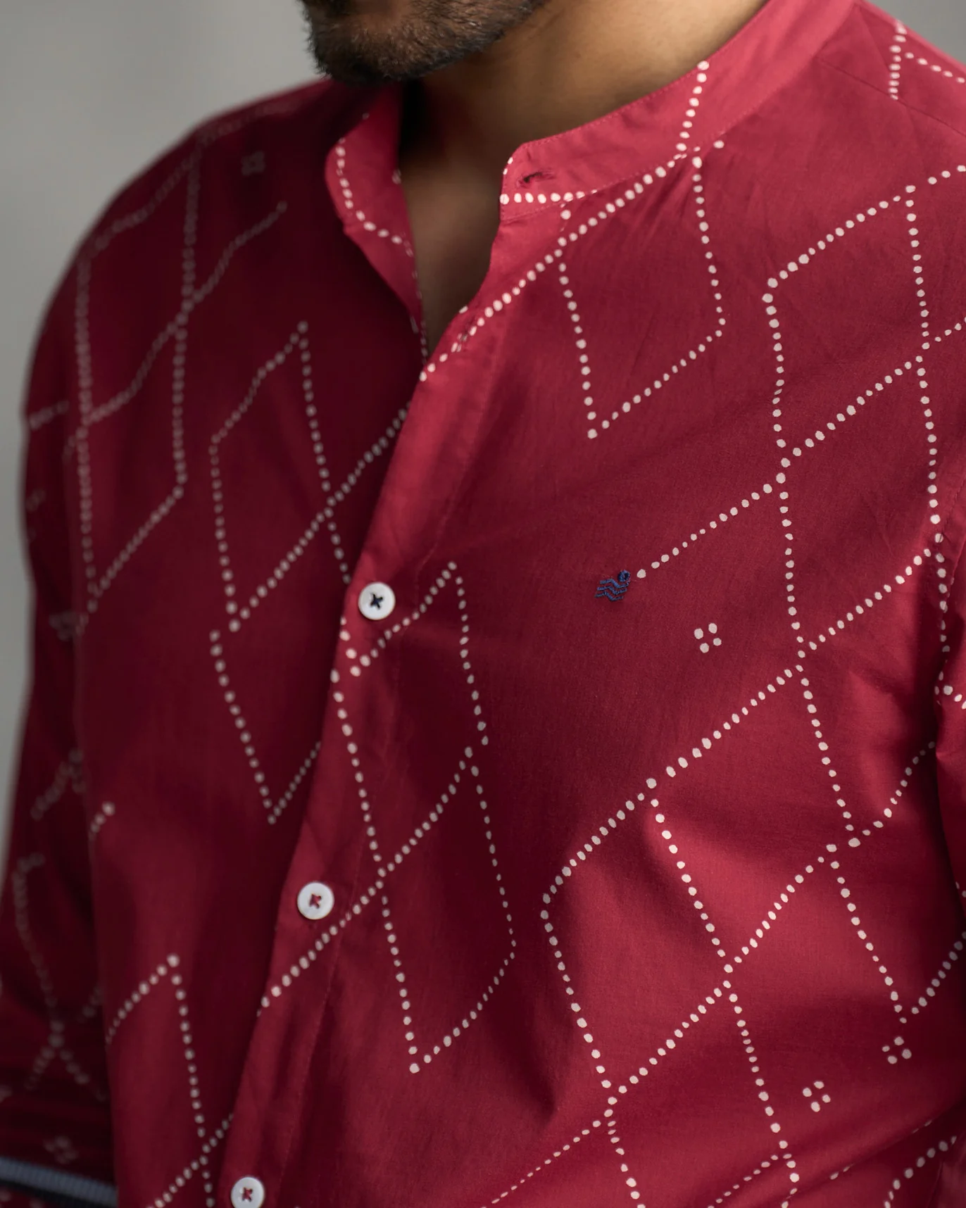 Nawab Shirt - Red - Image 2