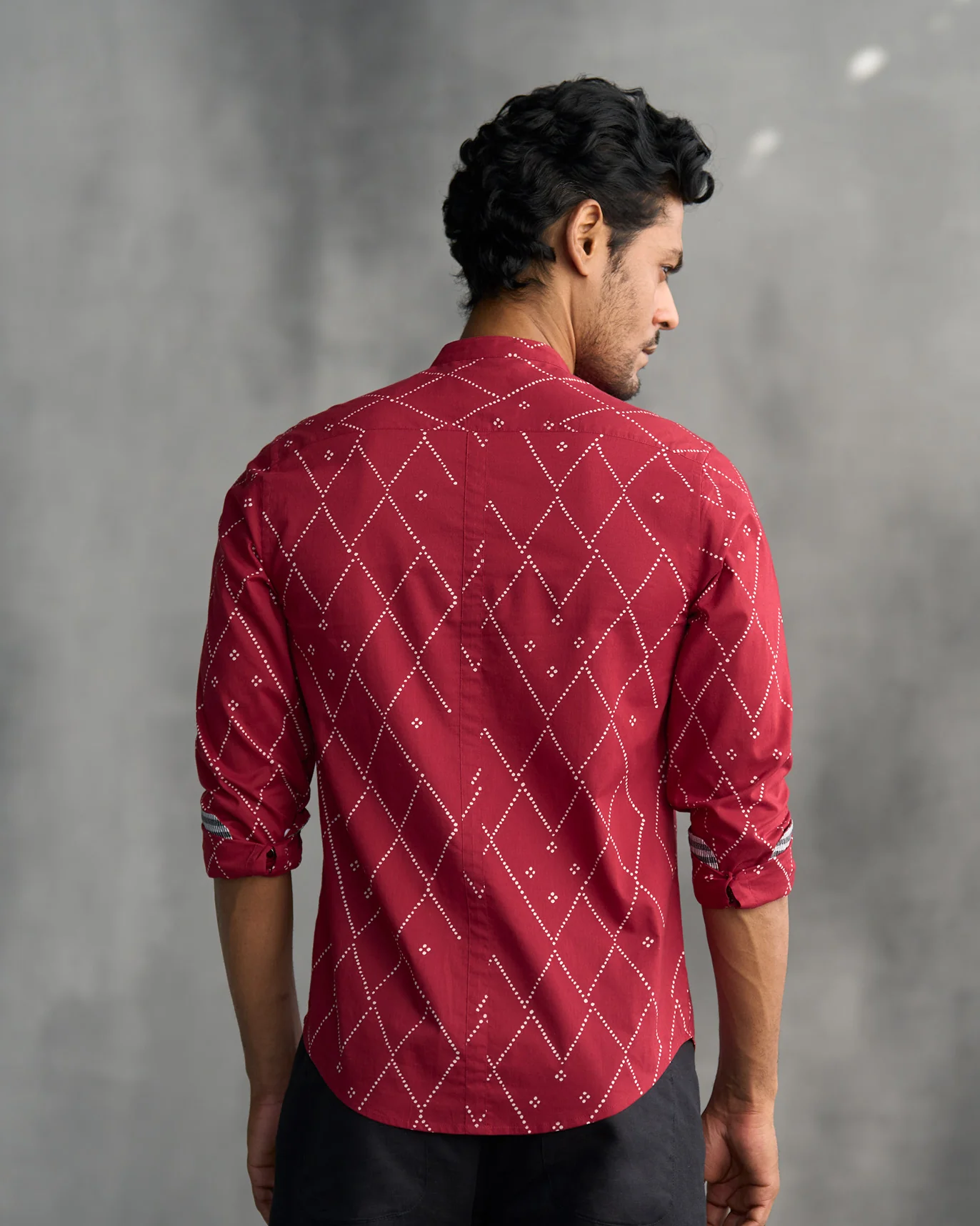 Nawab Shirt - Red - Image 5
