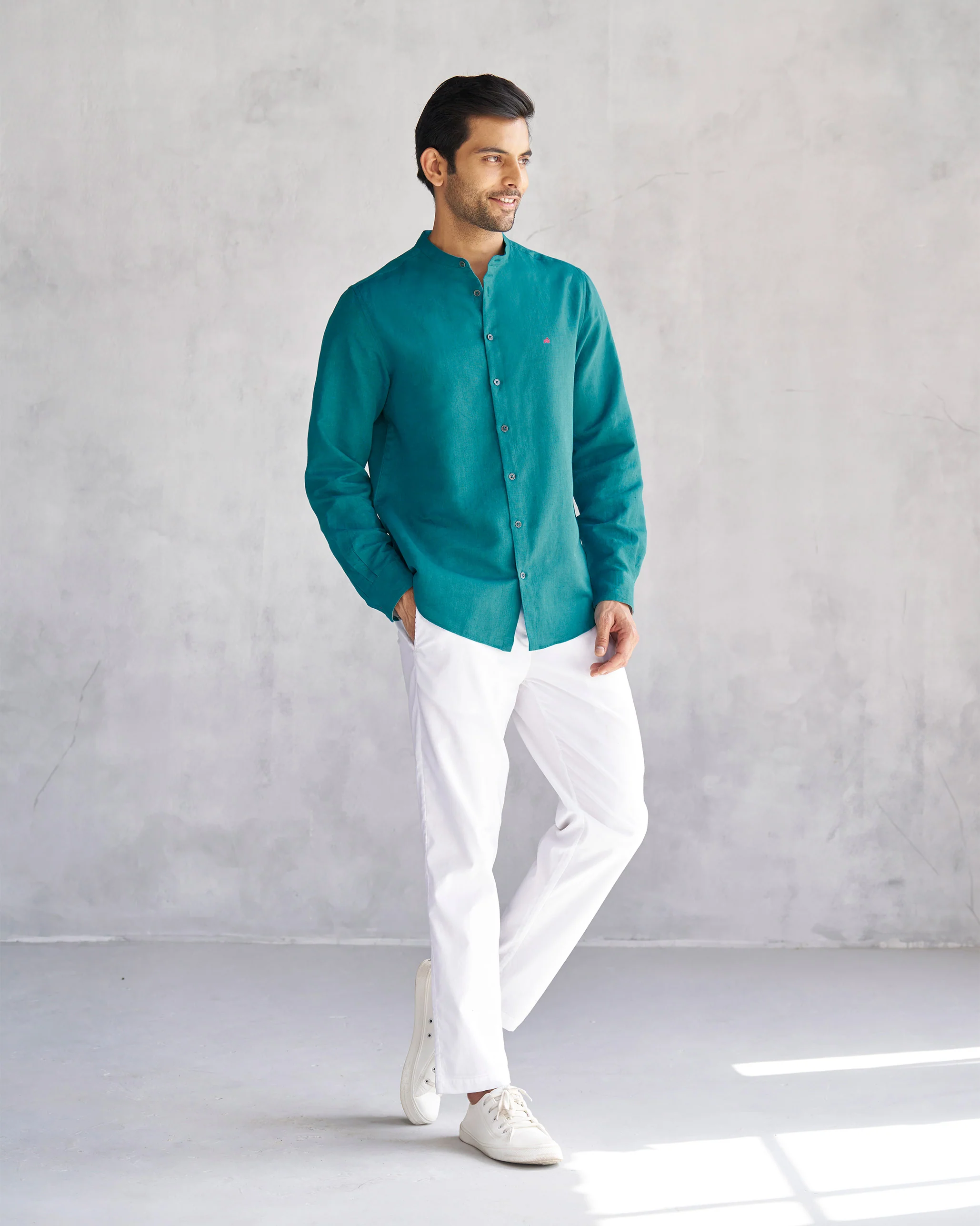 Nawab Shirt - Teal Tssxnb - Image 6