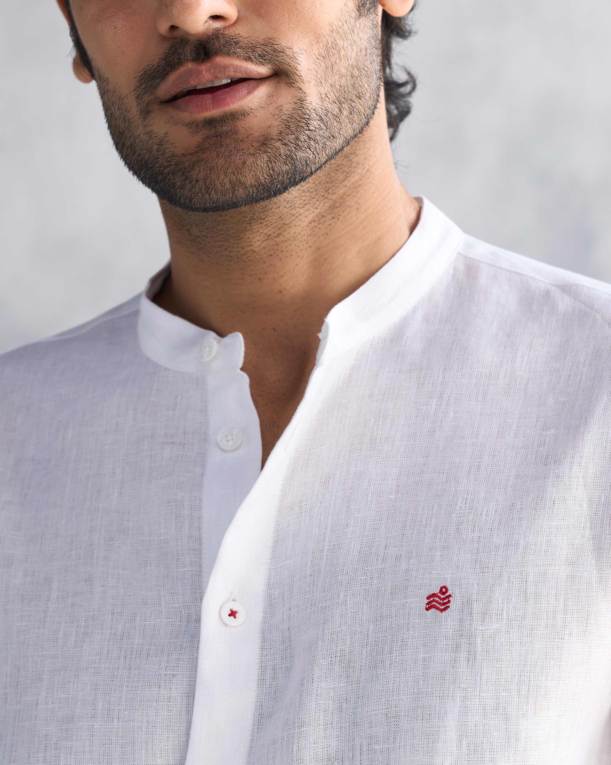 Nawab Shirt - White - Image 2