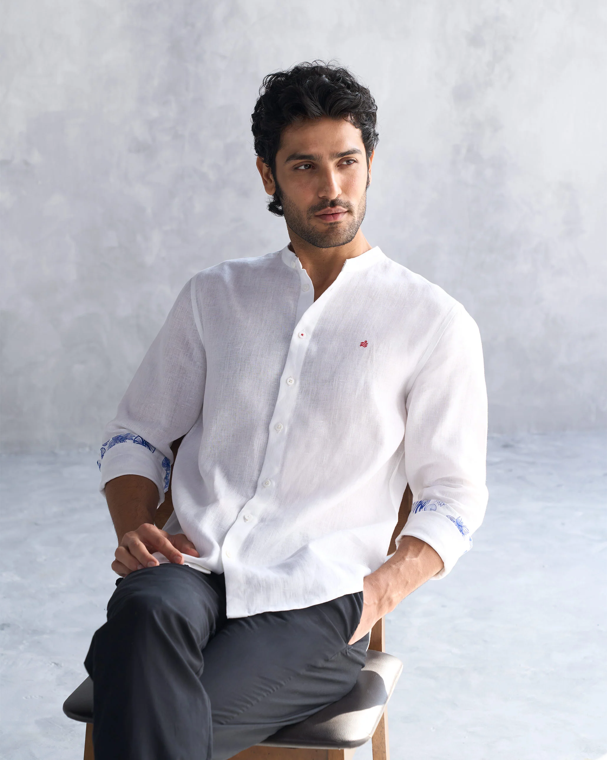Nawab Shirt - White - Image 5