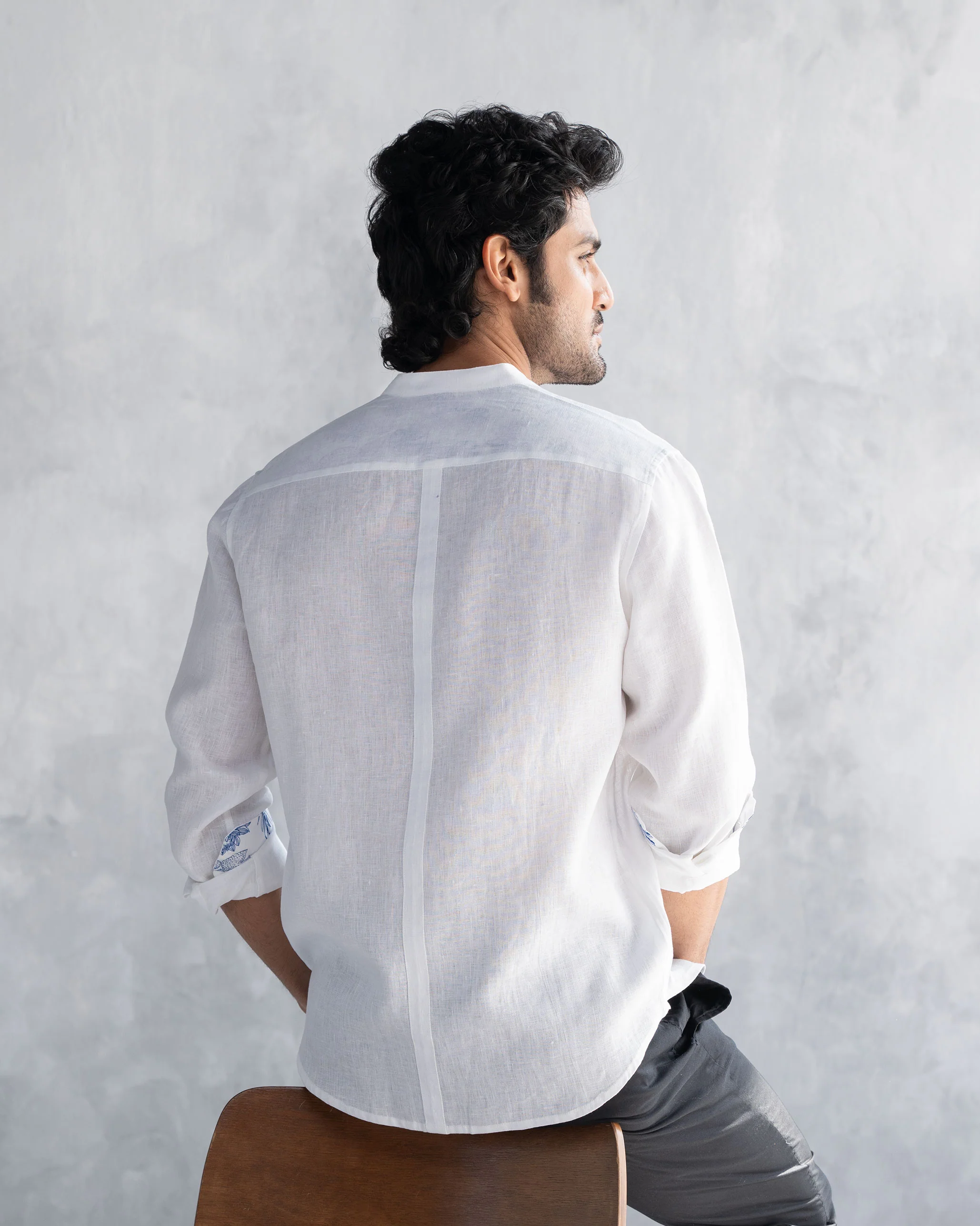 Nawab Shirt - White - Image 6