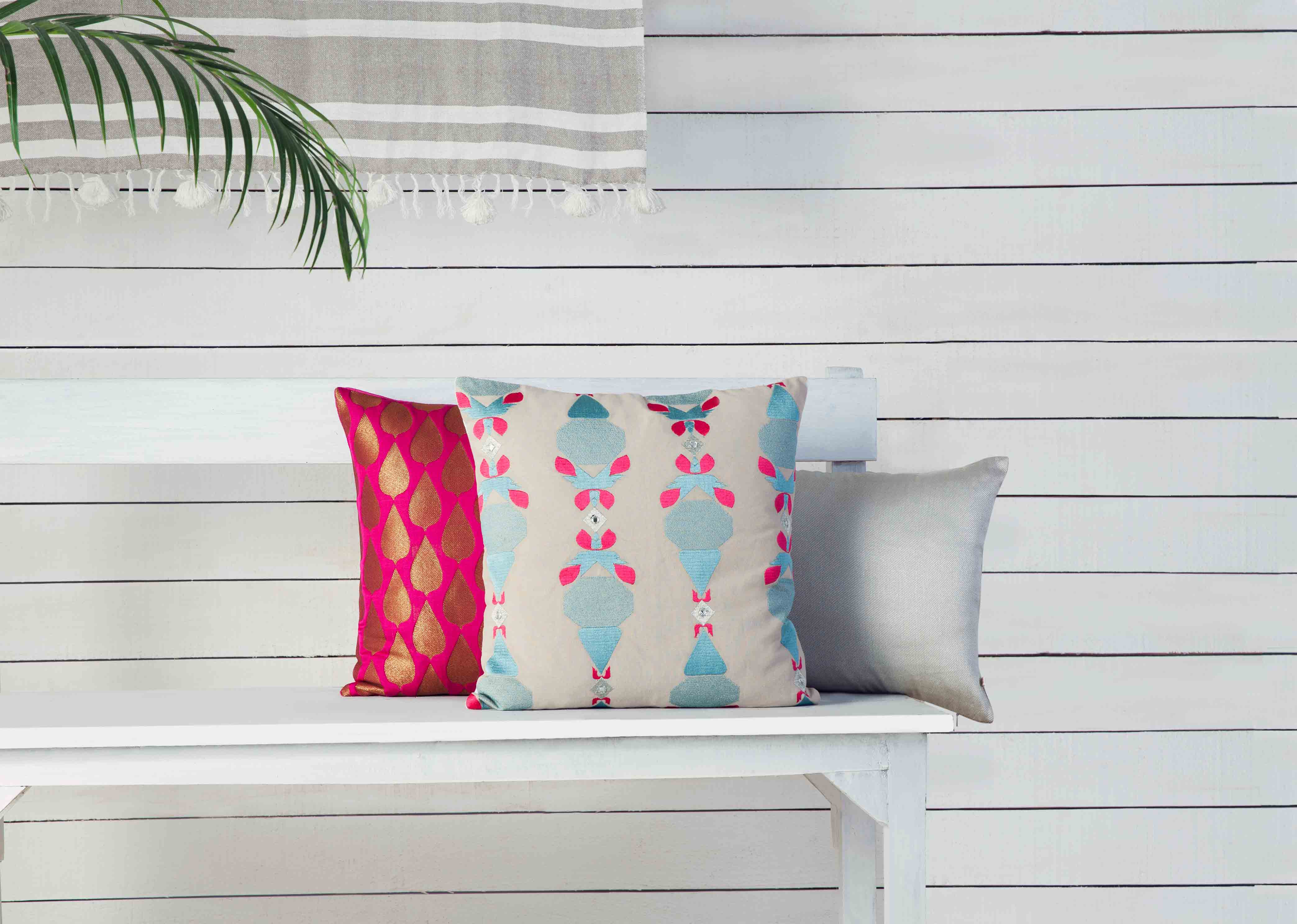 Nayra Phulkari Cushion Cover - Image 3