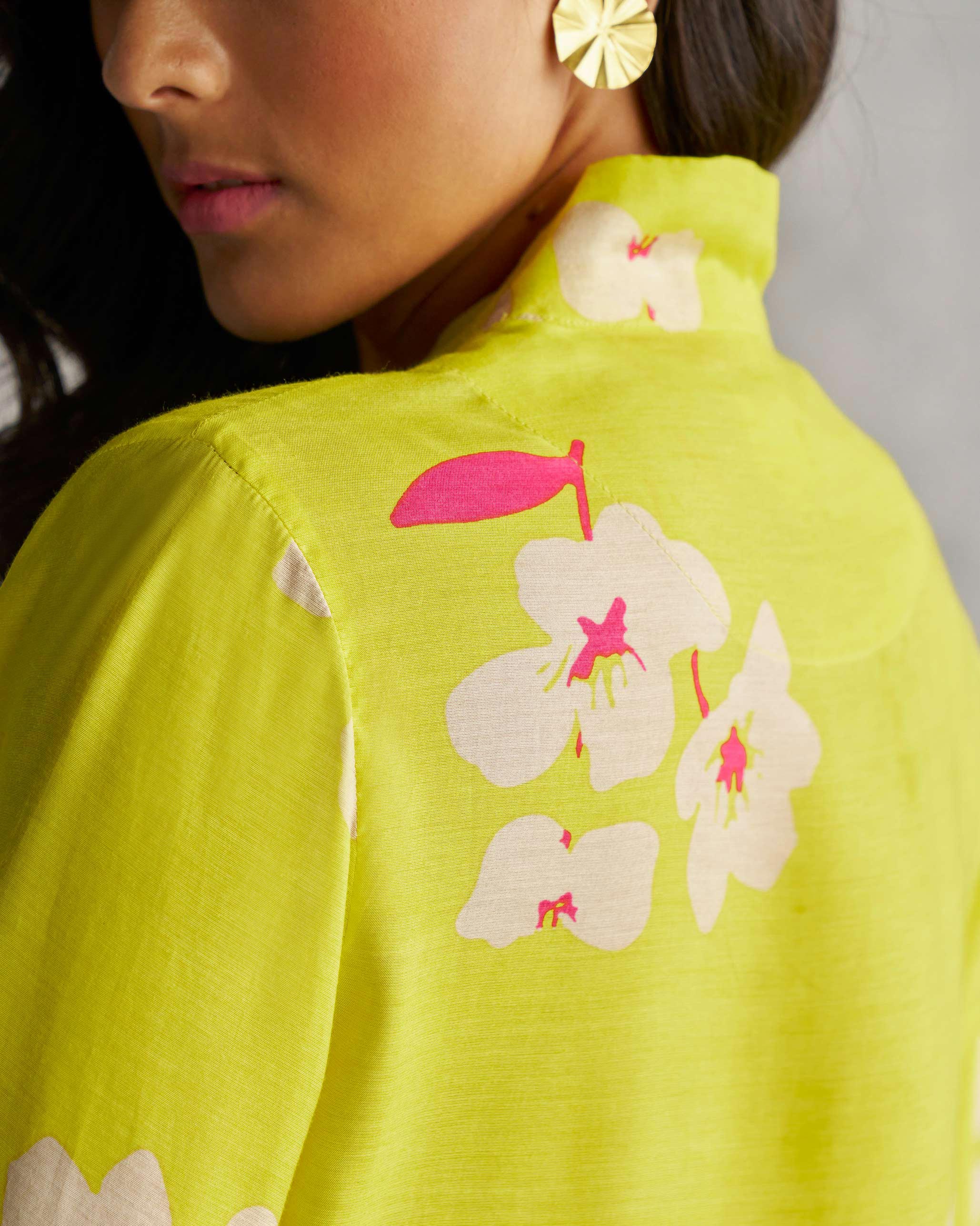 Necktie Top - Lime - Image 2