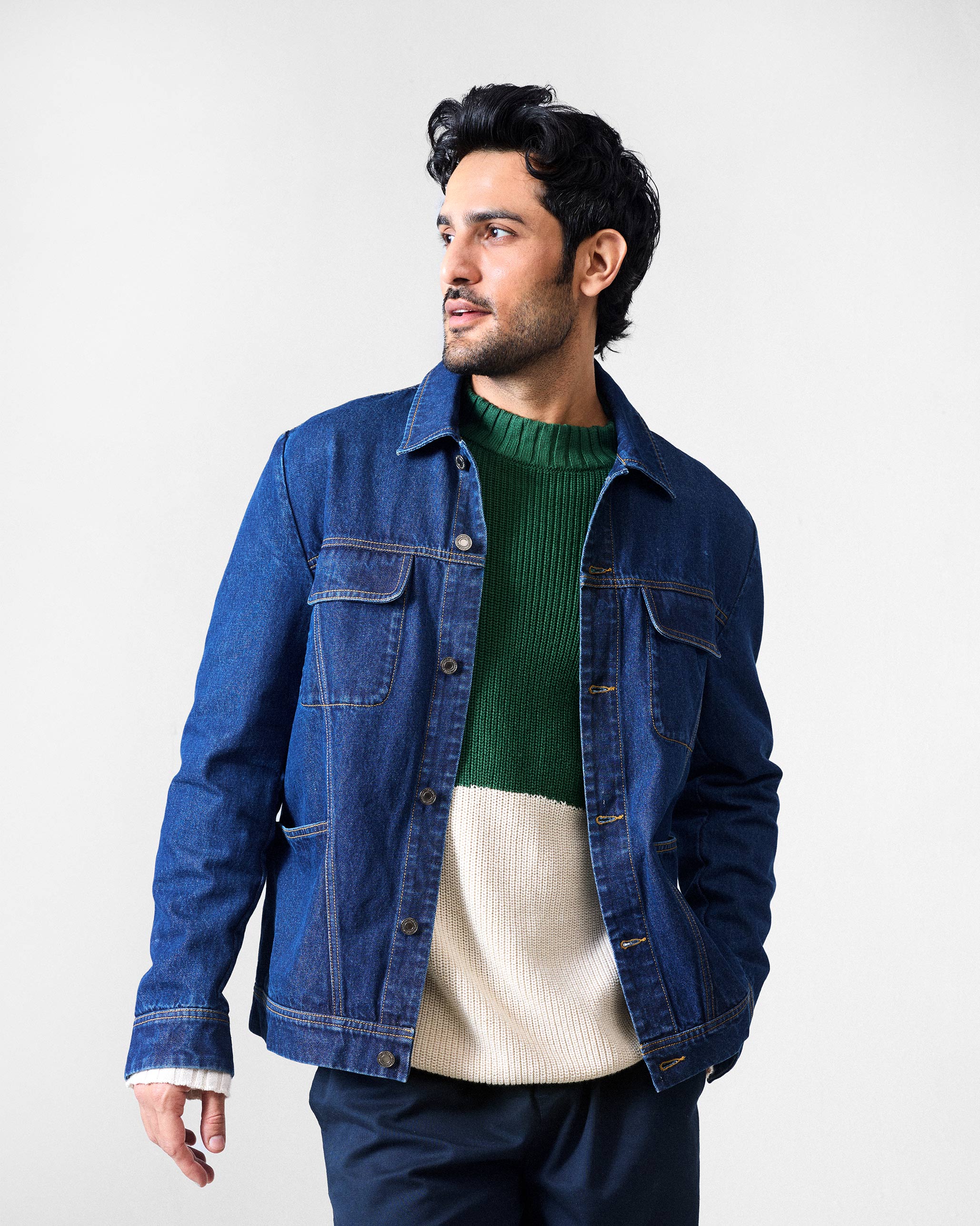 Neel Jacket - Denim - Image 5