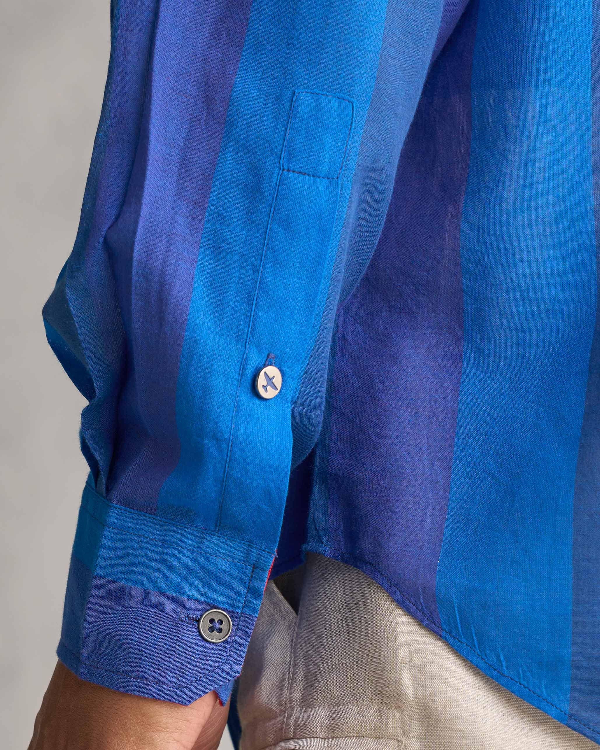 Neil Shirt - Blue Stripes - Image 4