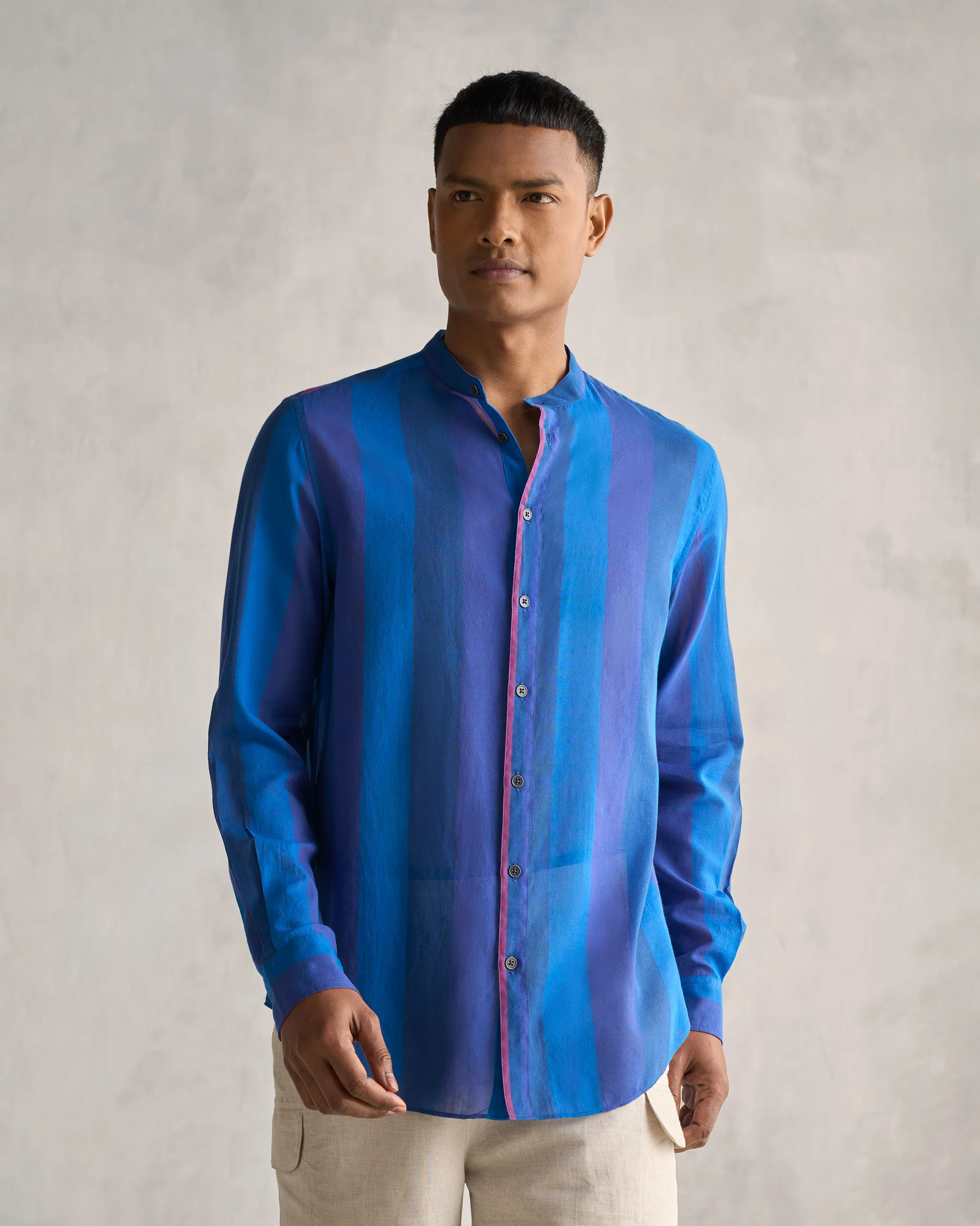 Neil Shirt - Blue Stripes - Image 6