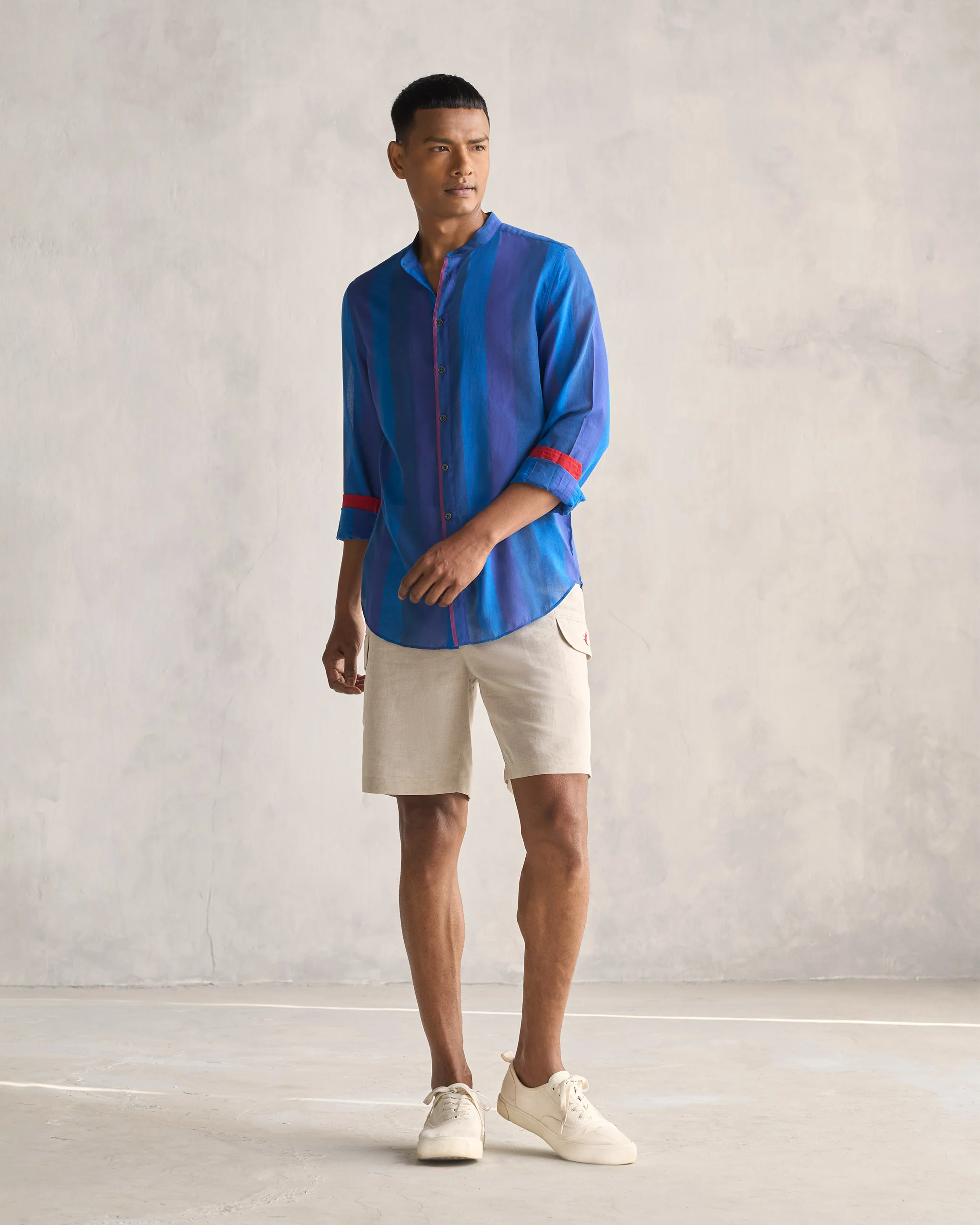 Neil Shirt - Blue Stripes - Image 7