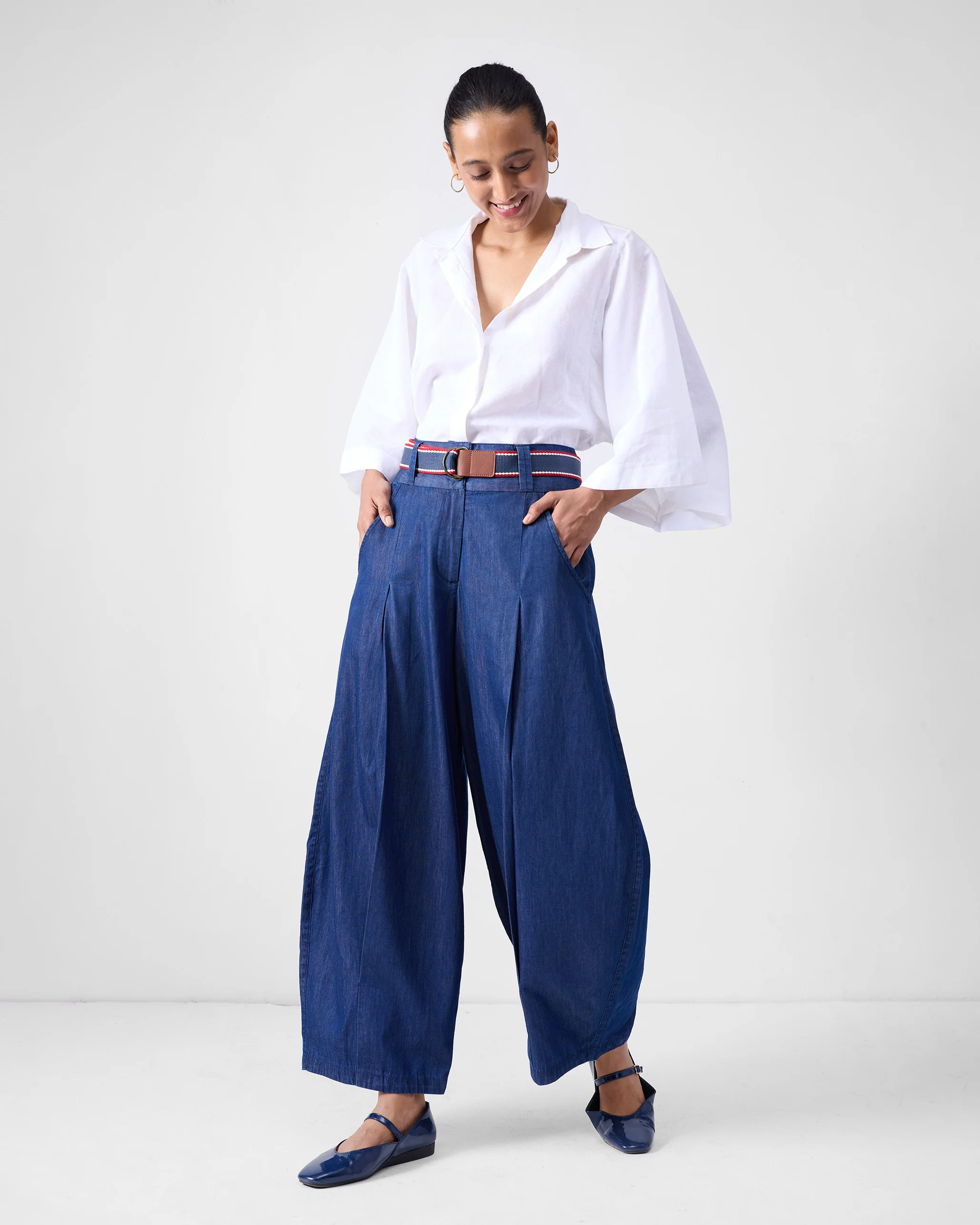 Nico Belt - Navy & Red - Image 5