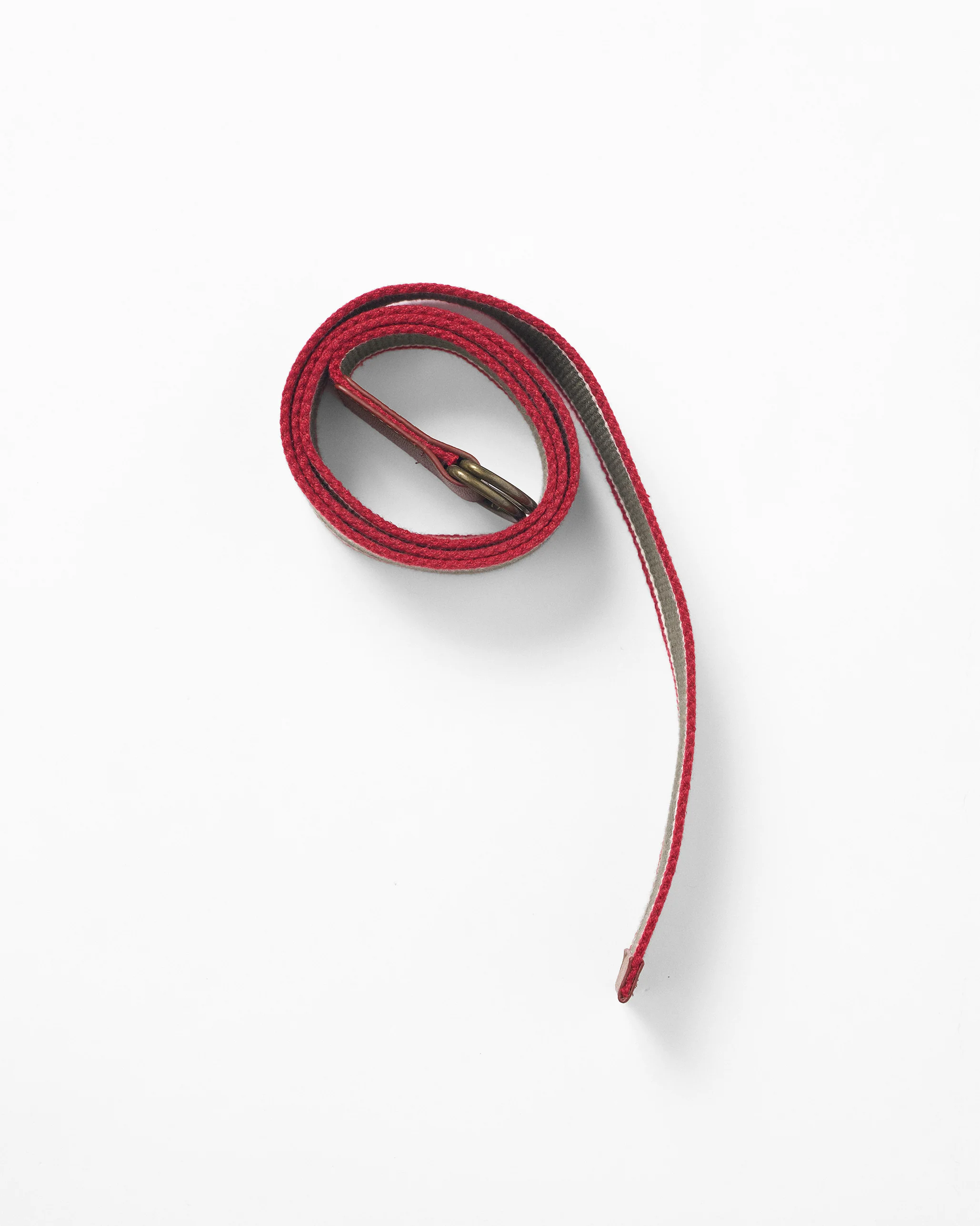 Nico Belt - Olive & Red - Image 2