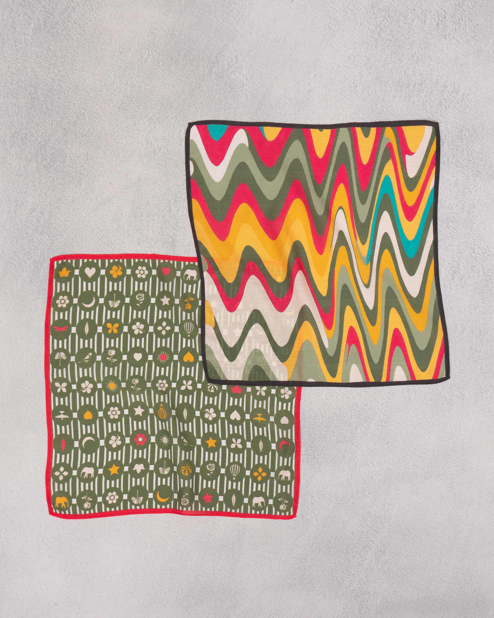 Nico Pocket Squares - Multi Colour - Image 2