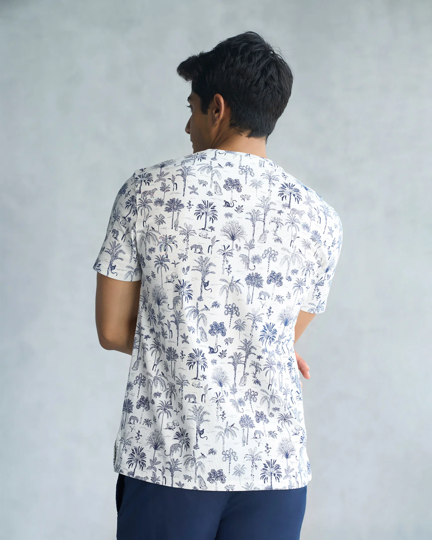 NicoLand T-shirt - Ivory & Navy - Image 3