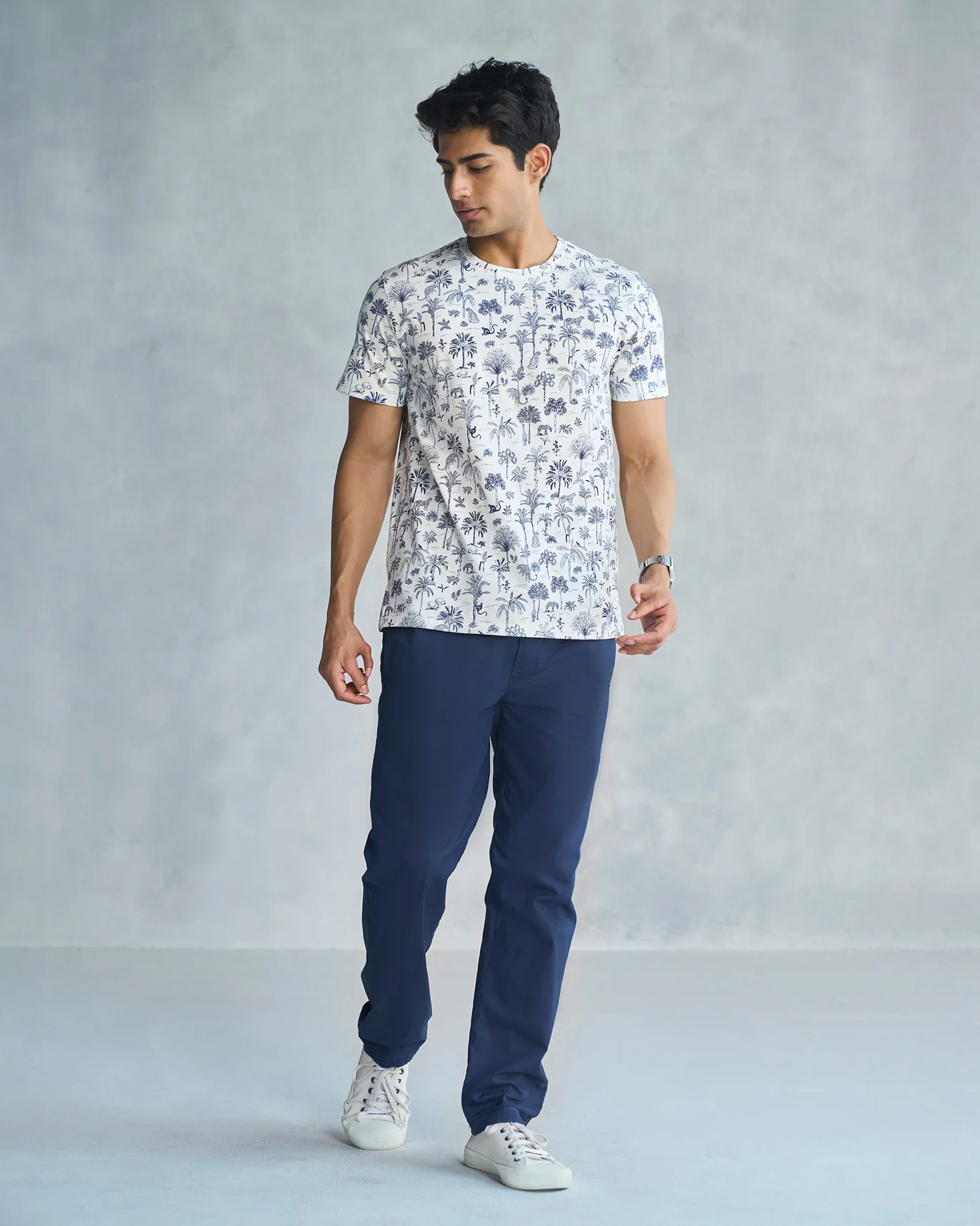 NicoLand T-shirt - Ivory & Navy - Image 5