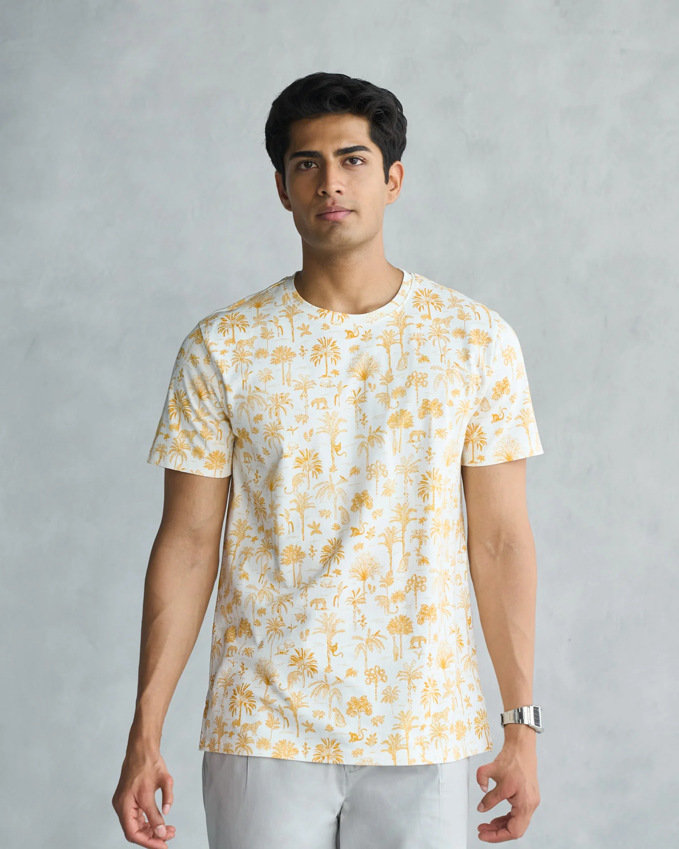 NicoLand T-shirt - Ivory & Ochre - Image 4