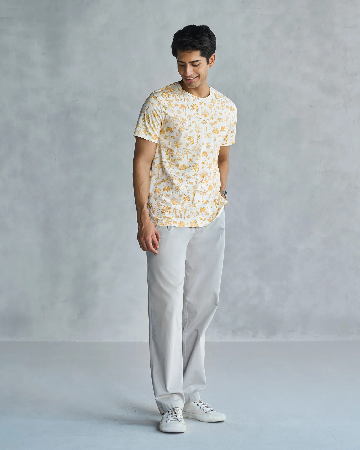 NicoLand T-shirt - Ivory & Ochre - Image 5