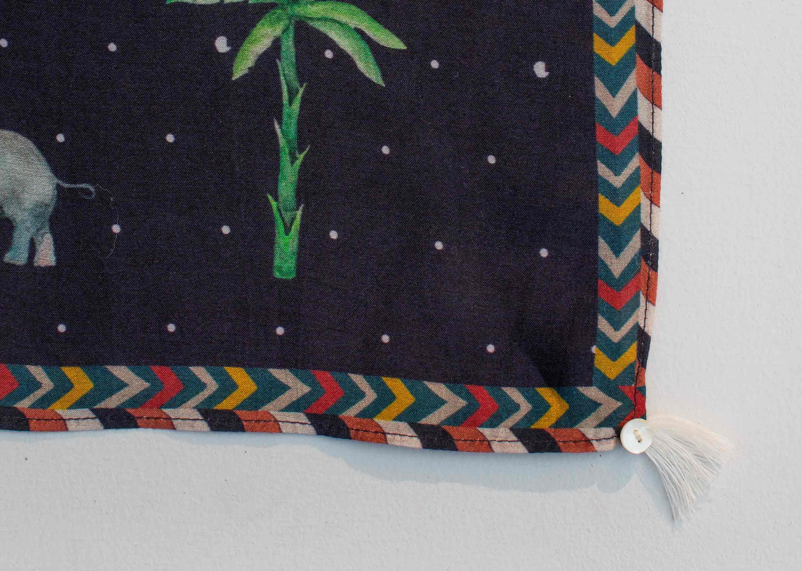 Night Safari Scarf - Navy - Image 3