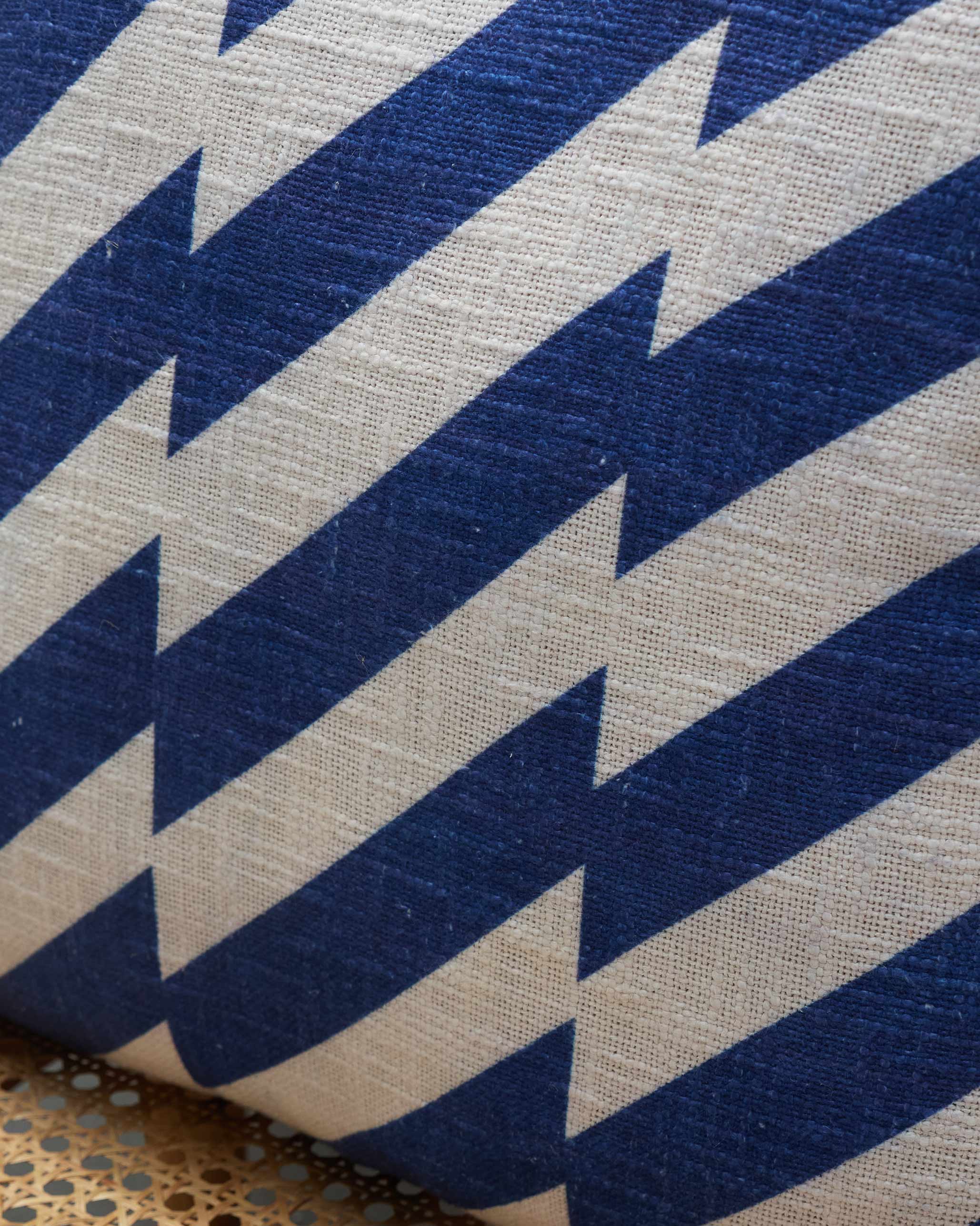 Nizara Pillar Cushion Cover- Indigo - Image 3