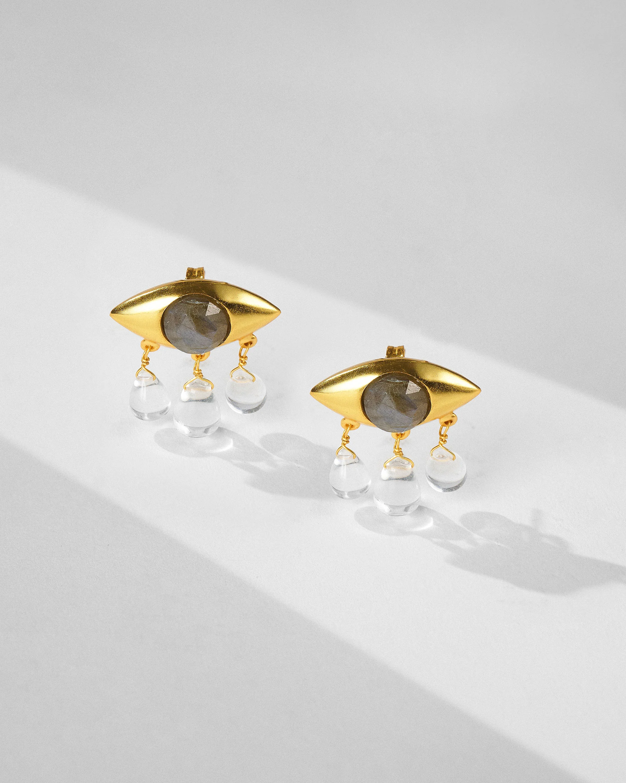 Noor Earrings - Gold - Image 3
