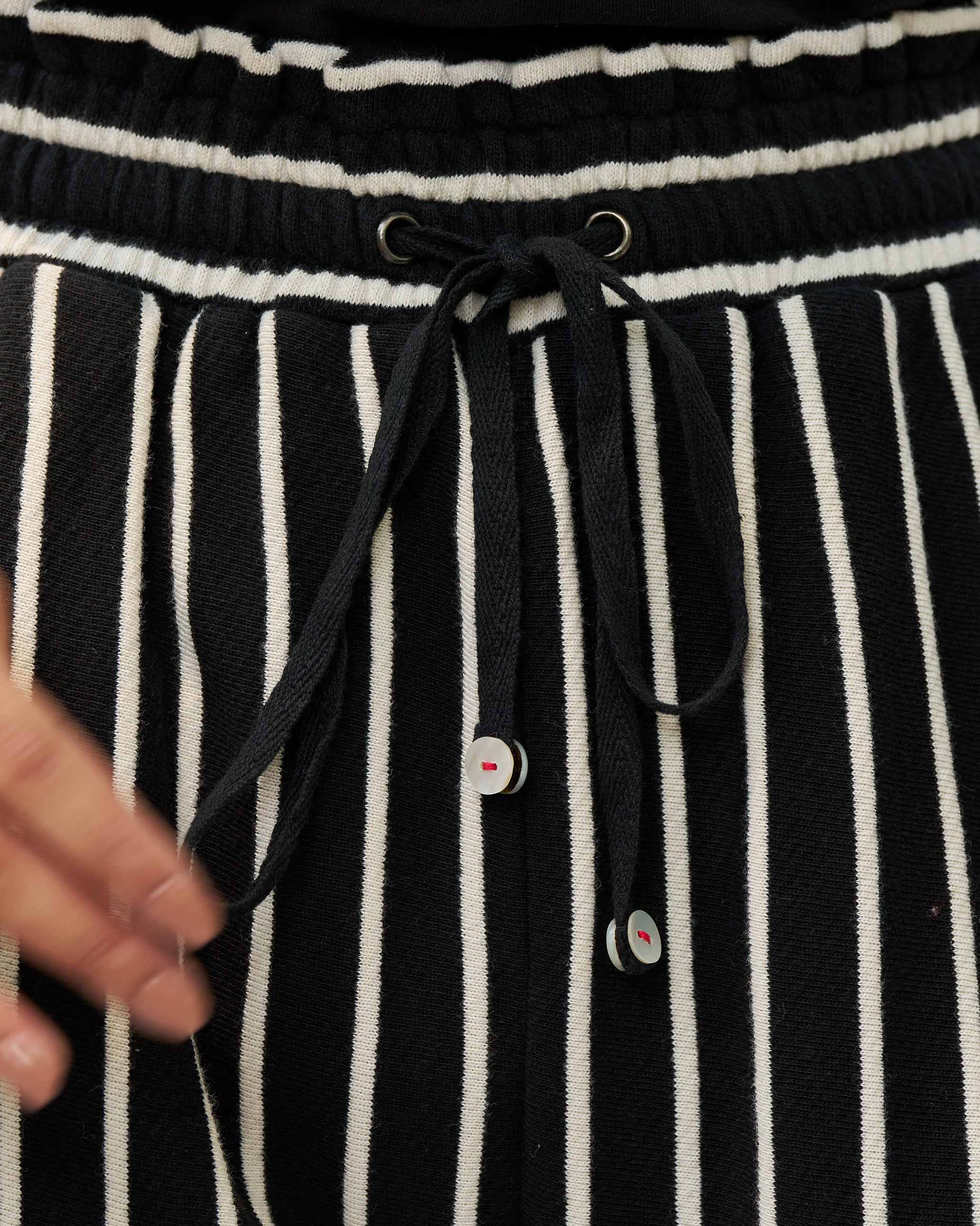 Nova Pants - Black & Beige - Image 3