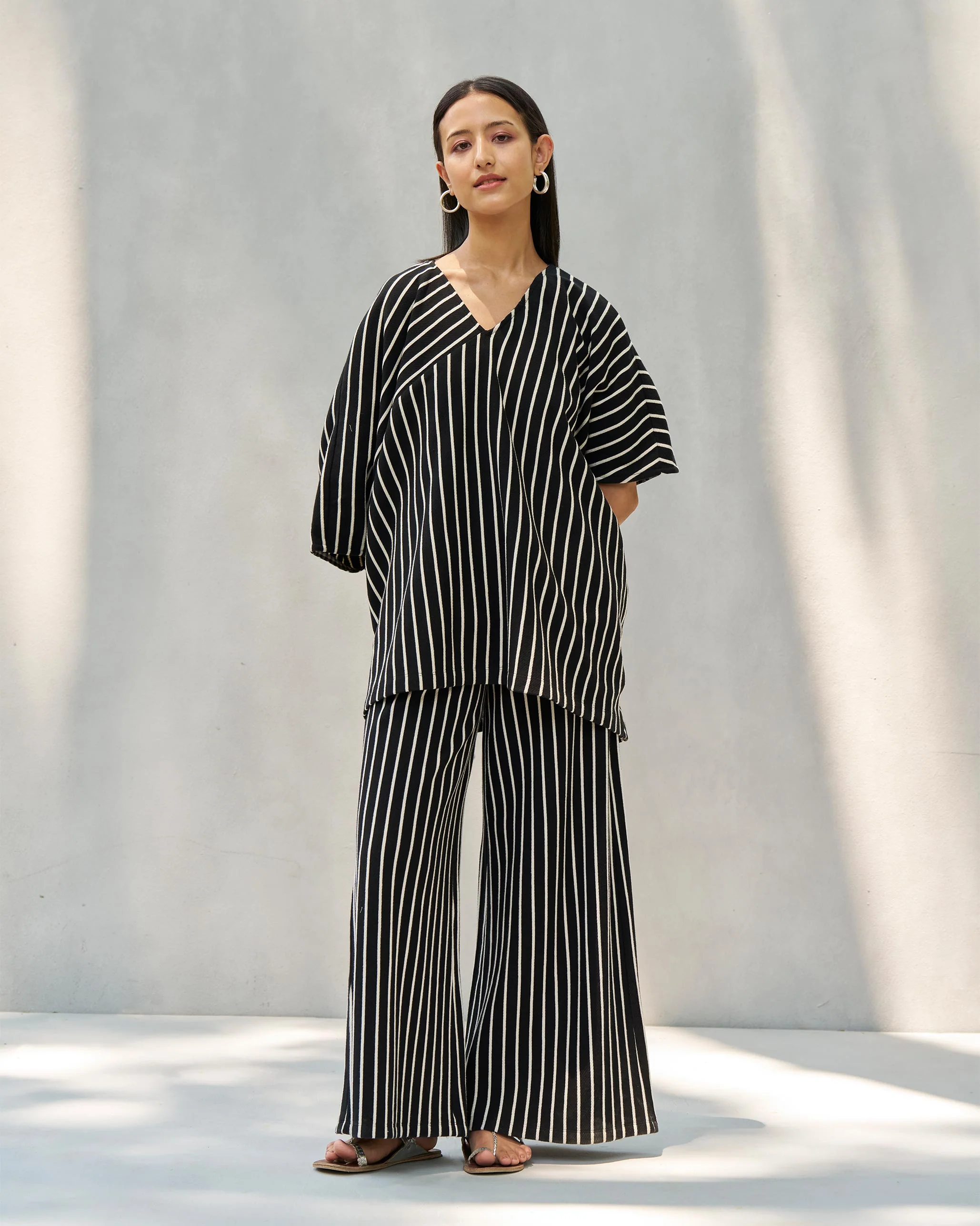 Nova Pants - Black & Beige - Image 6