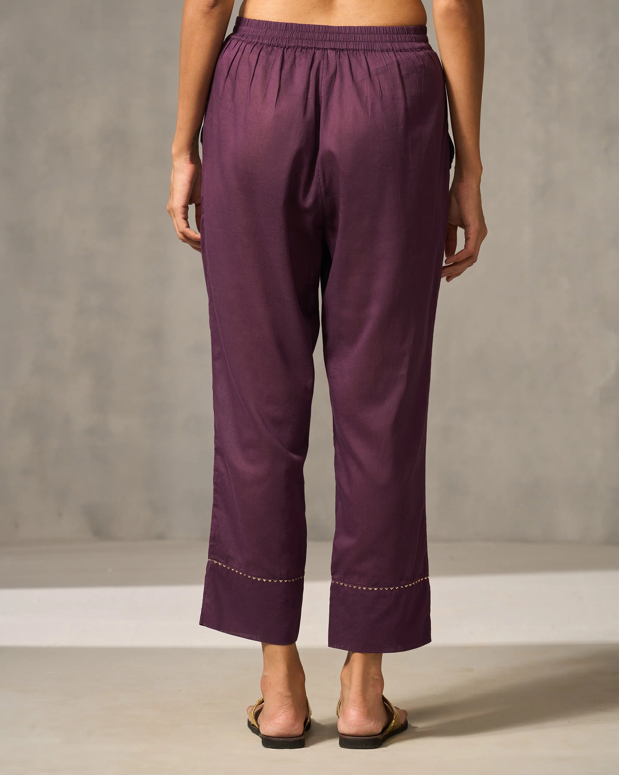 Novel Narrow Pants - Purple - Image 3