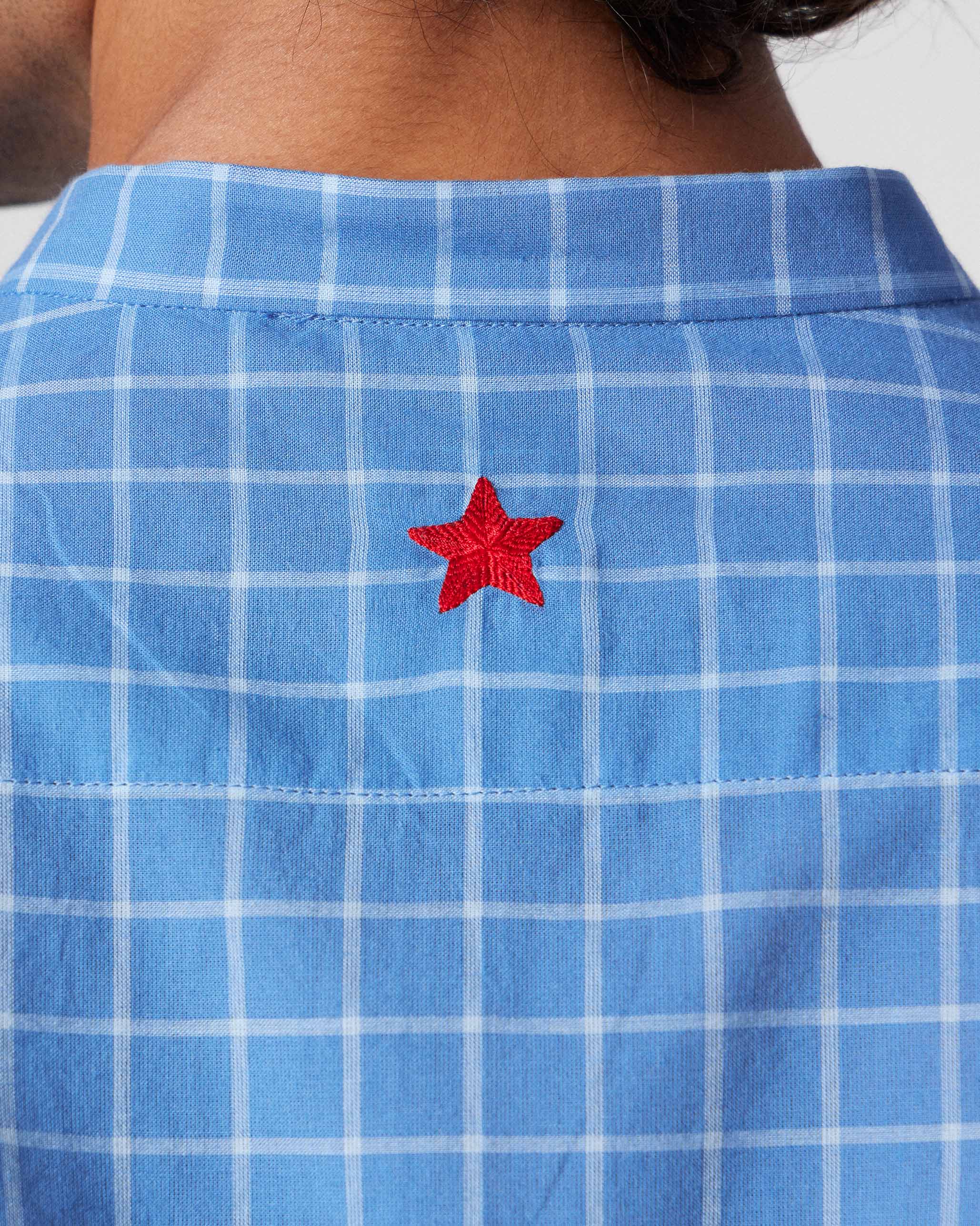 Nysa Kurta - Riverside Blue Checks - Image 5