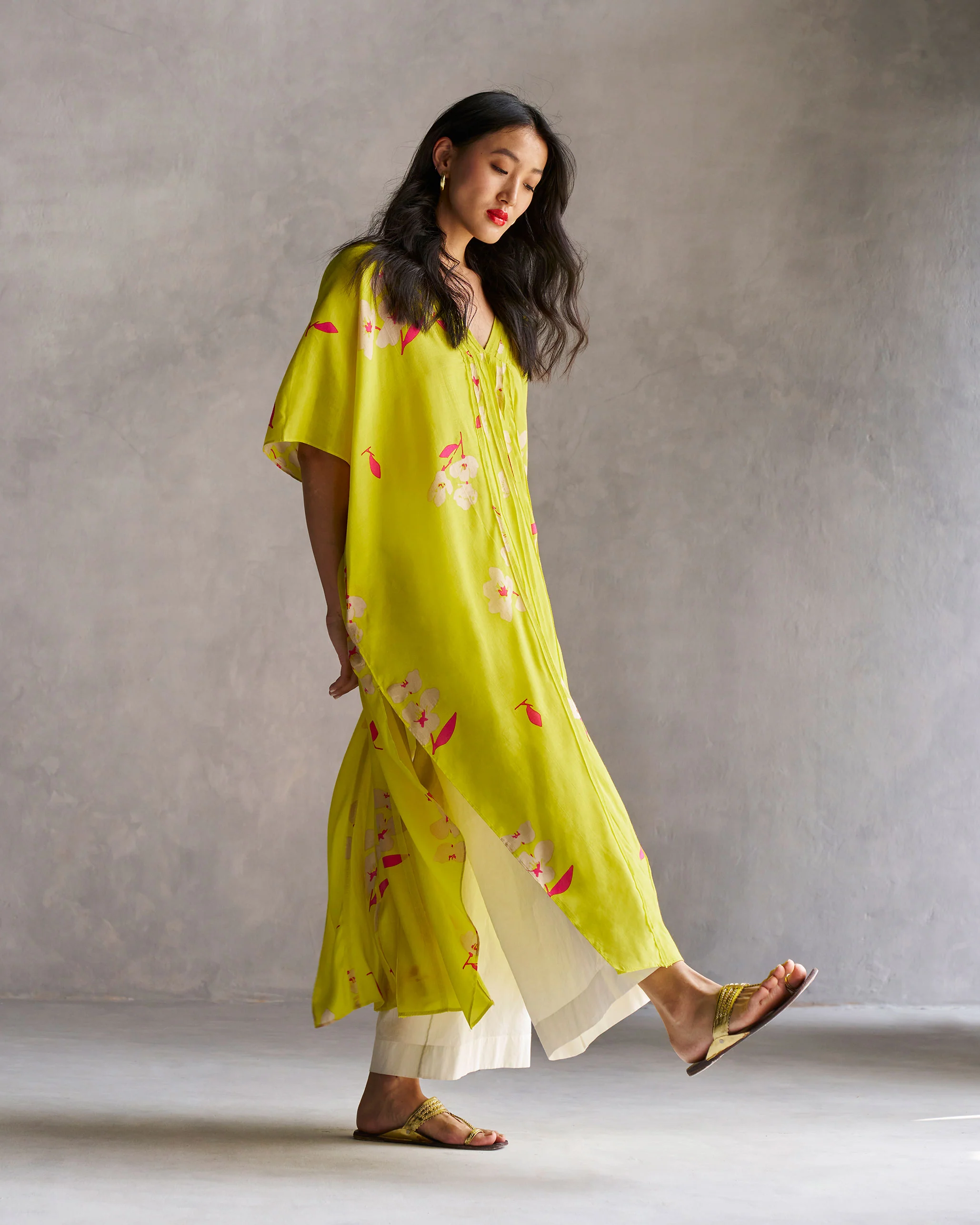 Ocean Kaftan - Lime - Image 5