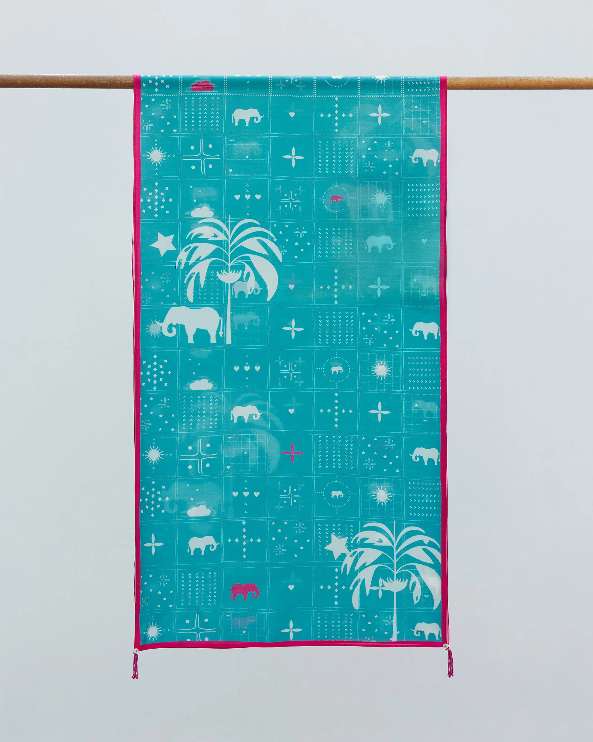Ocean Scarf - Aqua - Image 3