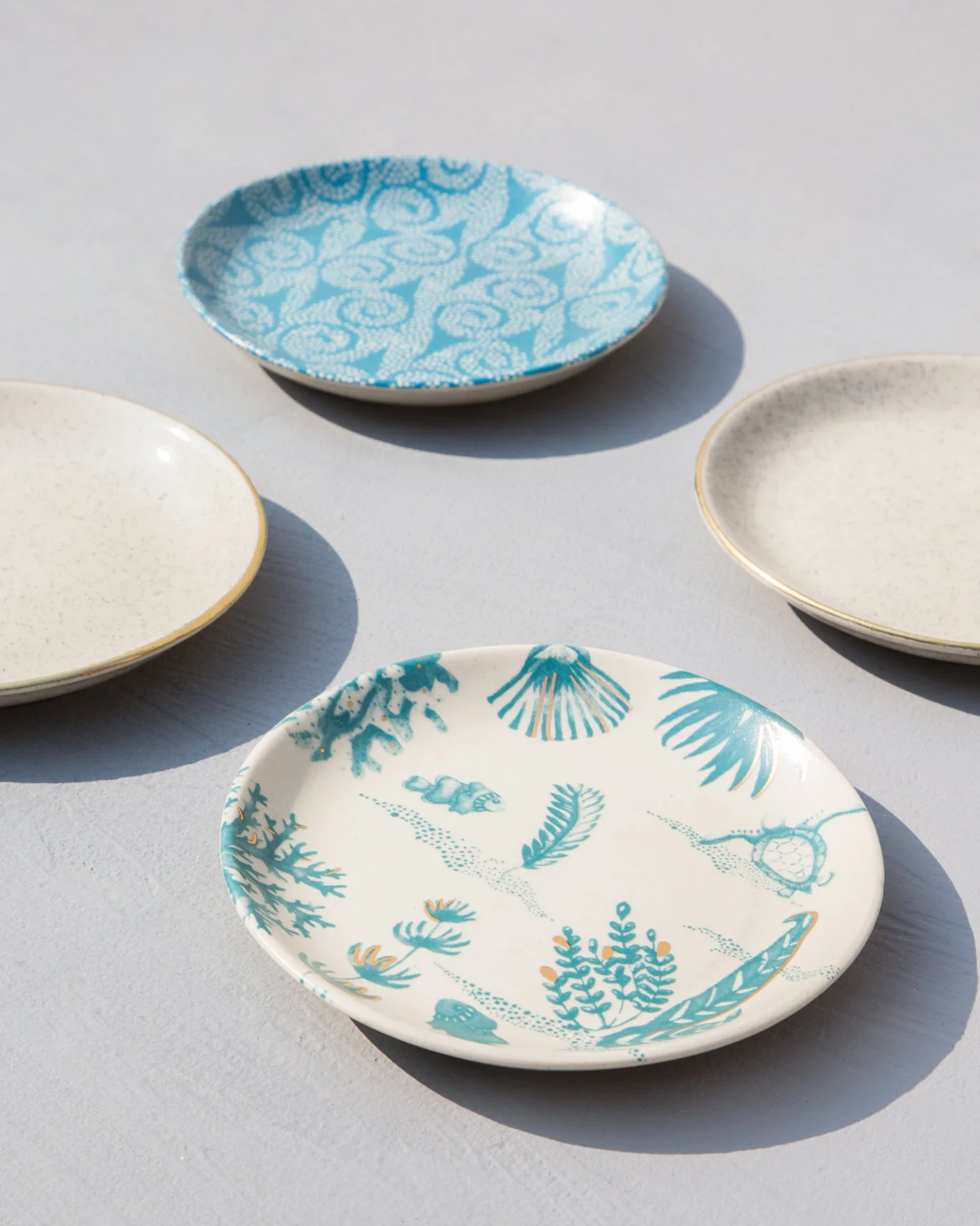 Oceanic Tea Plates (Set of 4) - Image 2