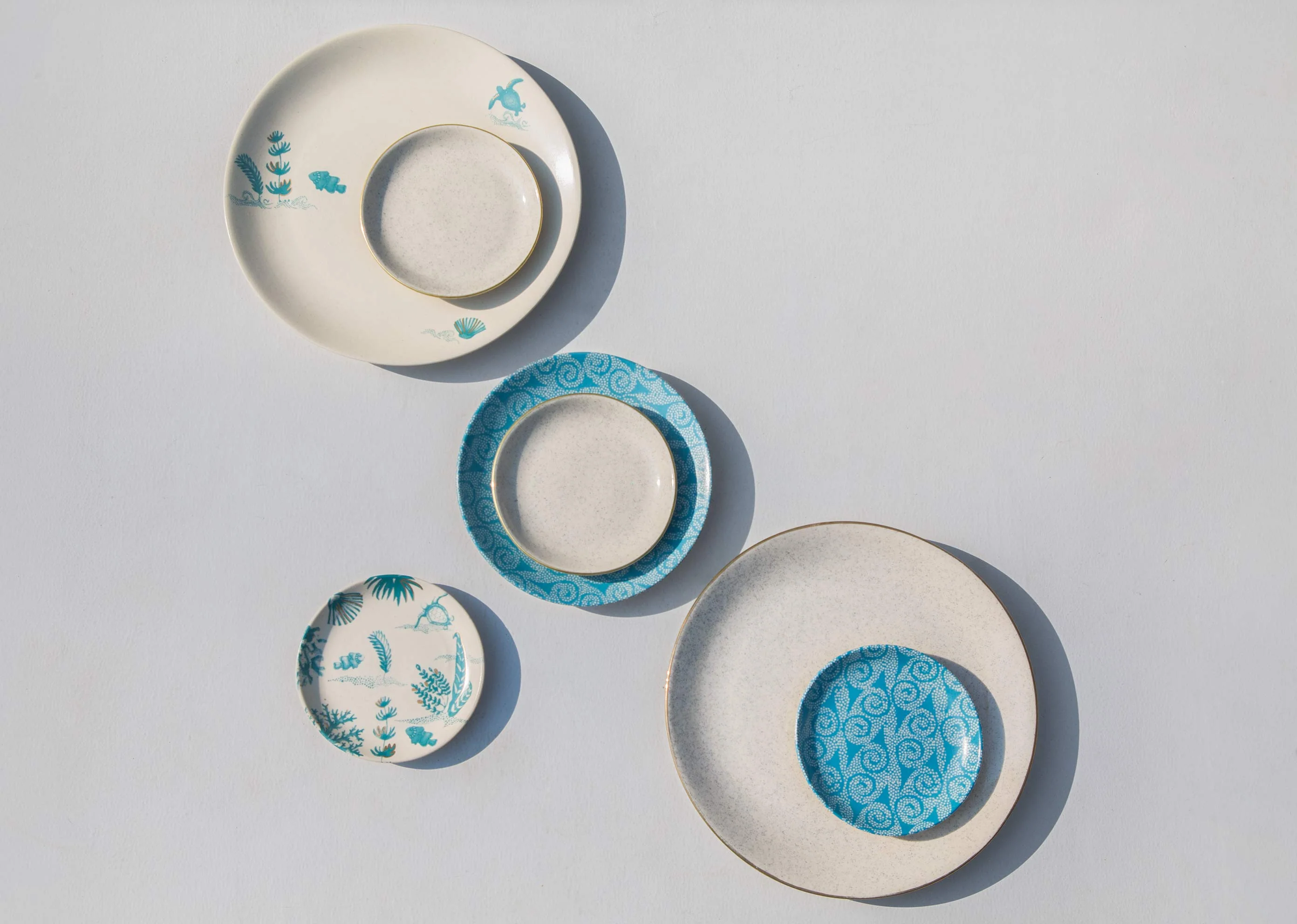 Oceanic Tea Plates (Set of 4) - Image 3