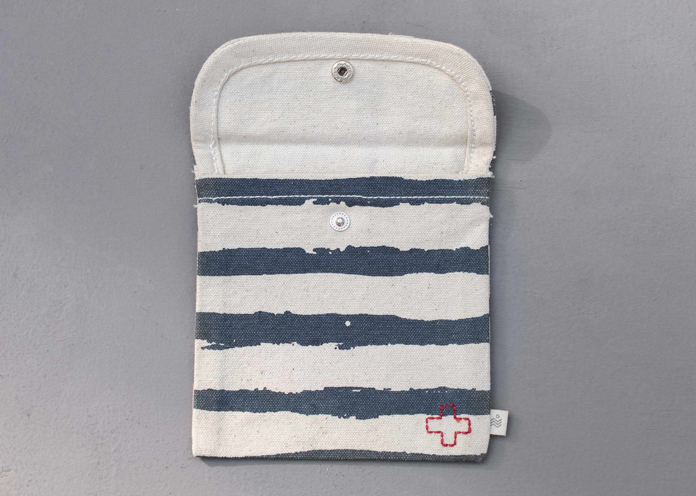 Ouch Pouch Small - White & Blue - Image 3
