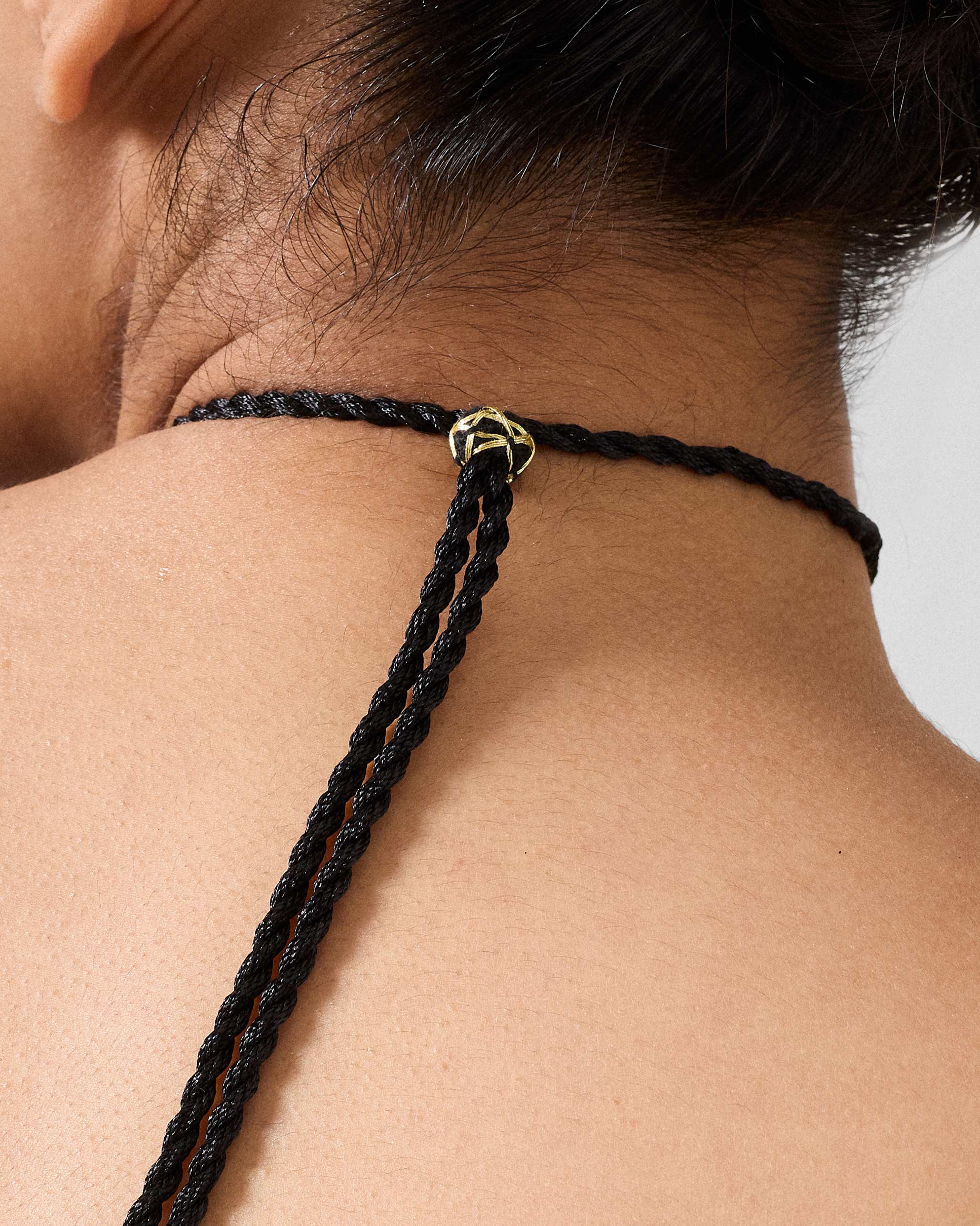 Oynx Necklace - Gold & Black - Image 2