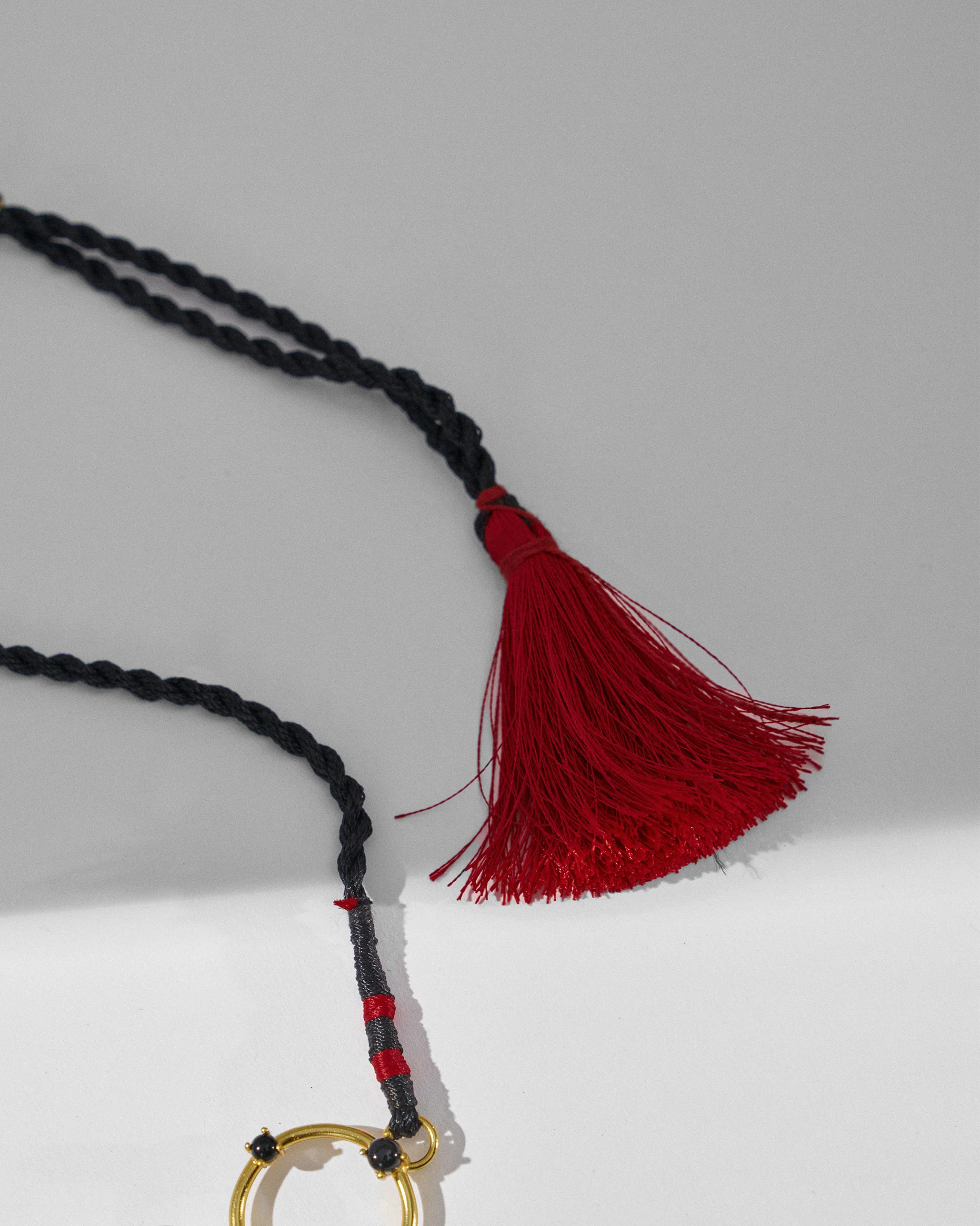 Oynx Necklace - Gold & Black - Image 5