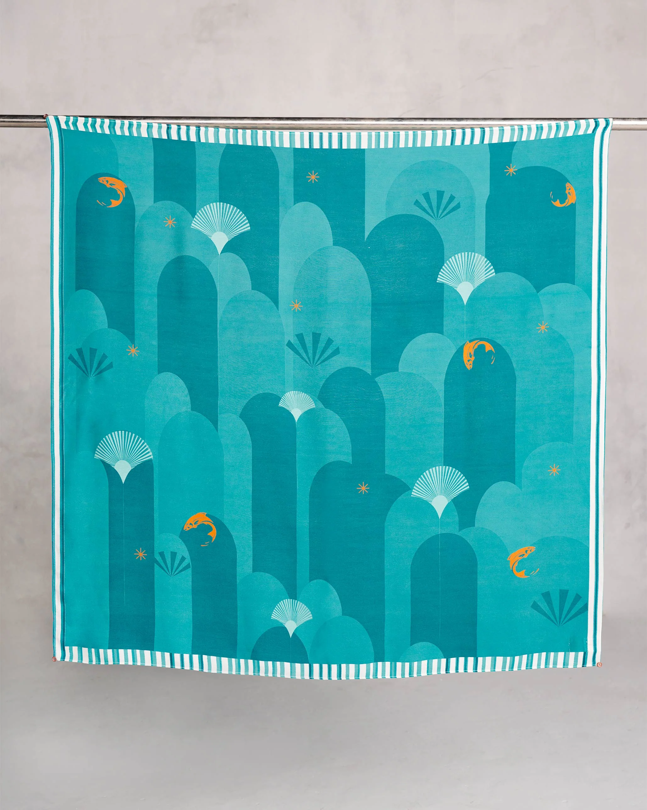 Pacific Scarf - Teal TSSxNB - Image 3