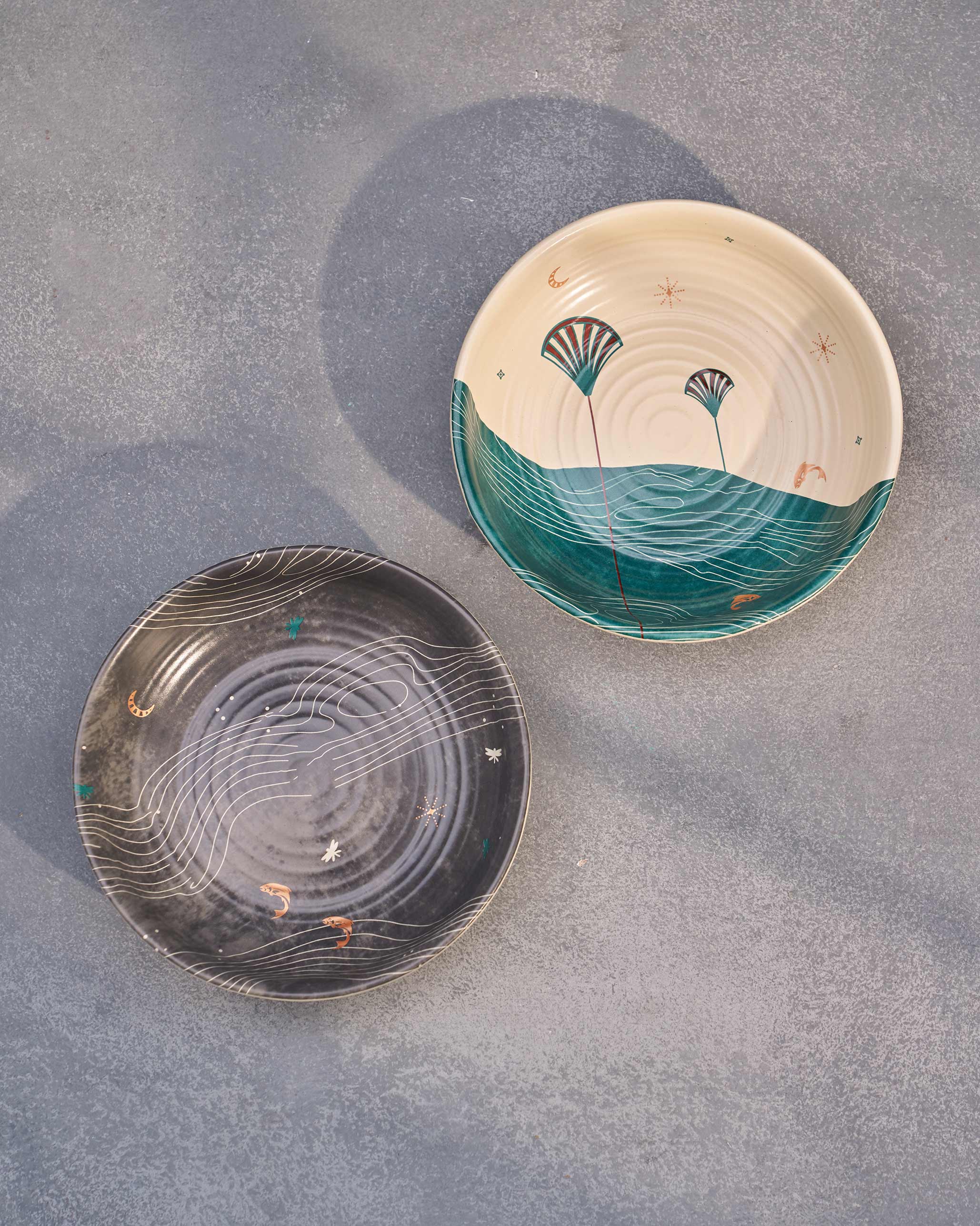 Pacific Shallow Bowls (Set of 2) - TSSxNB - Image 4