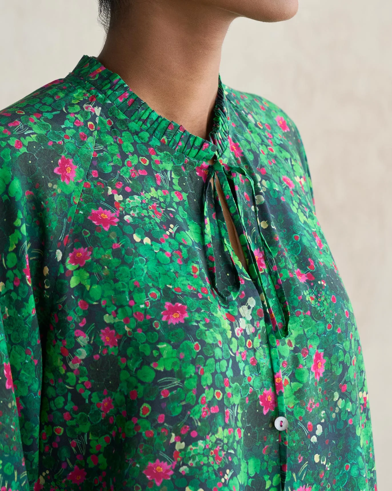 Padma Pleated Top - Multi - Image 2