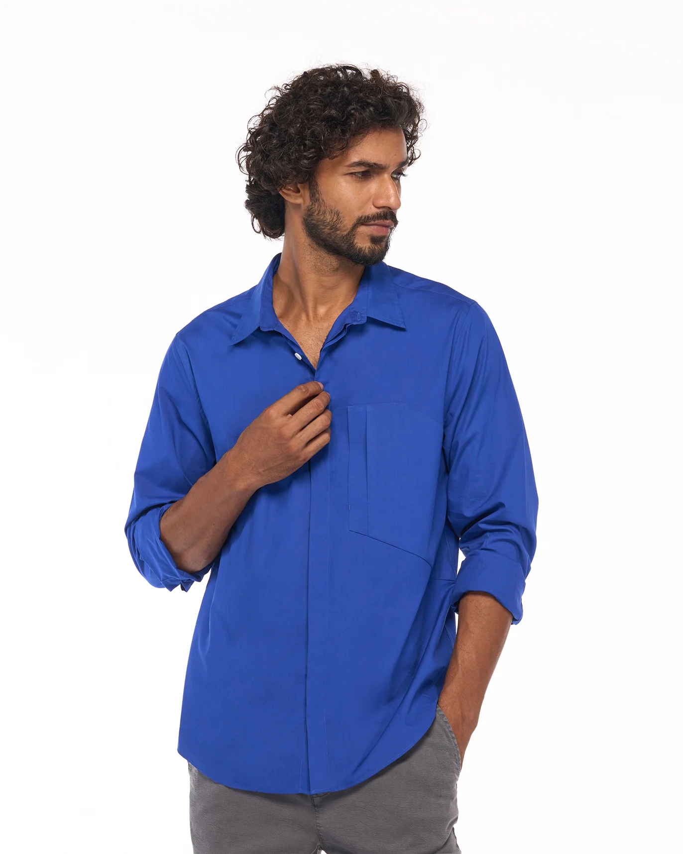 Padma Shirt - Blue - Image 7