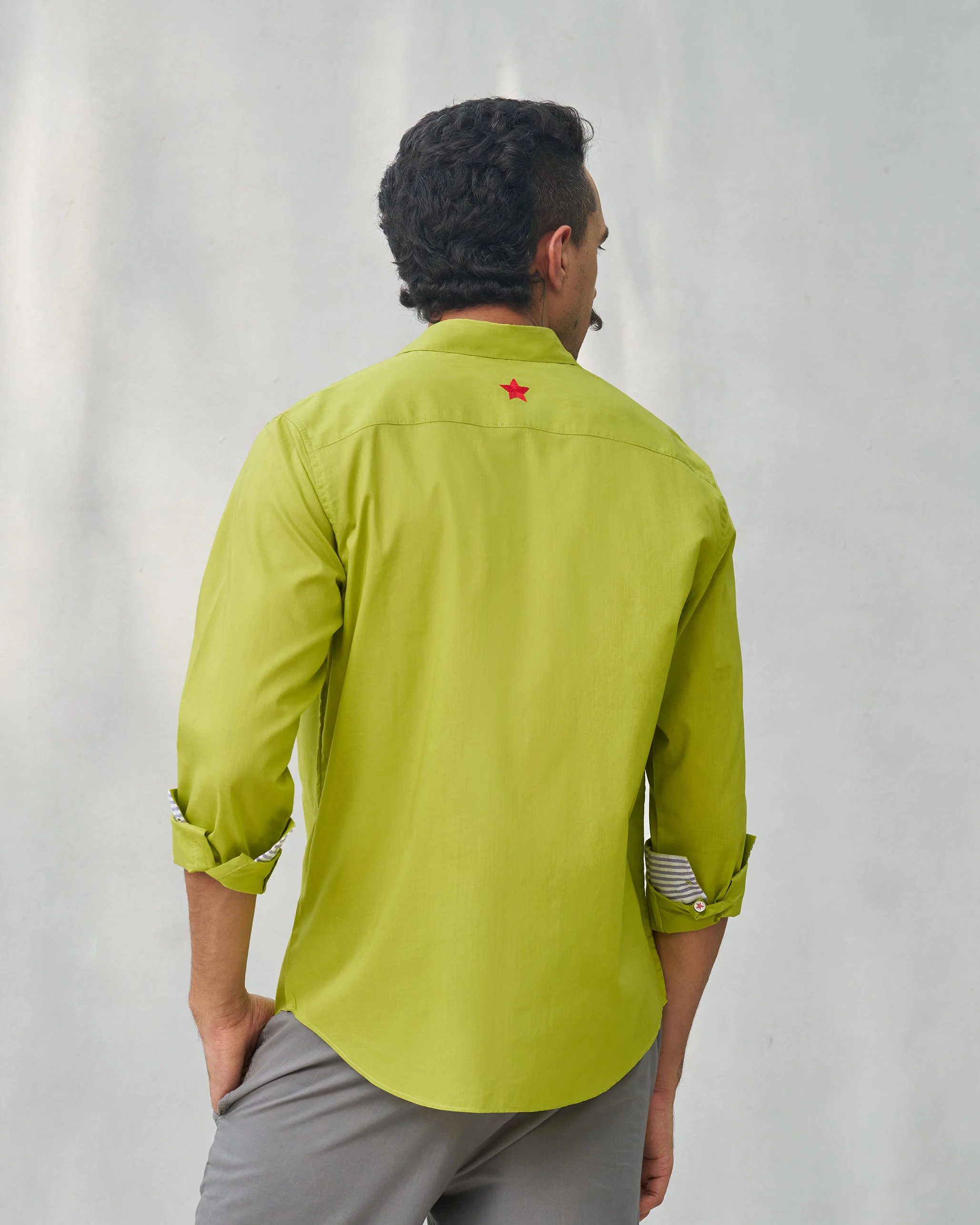 Padma Shirt - Lime - Image 4