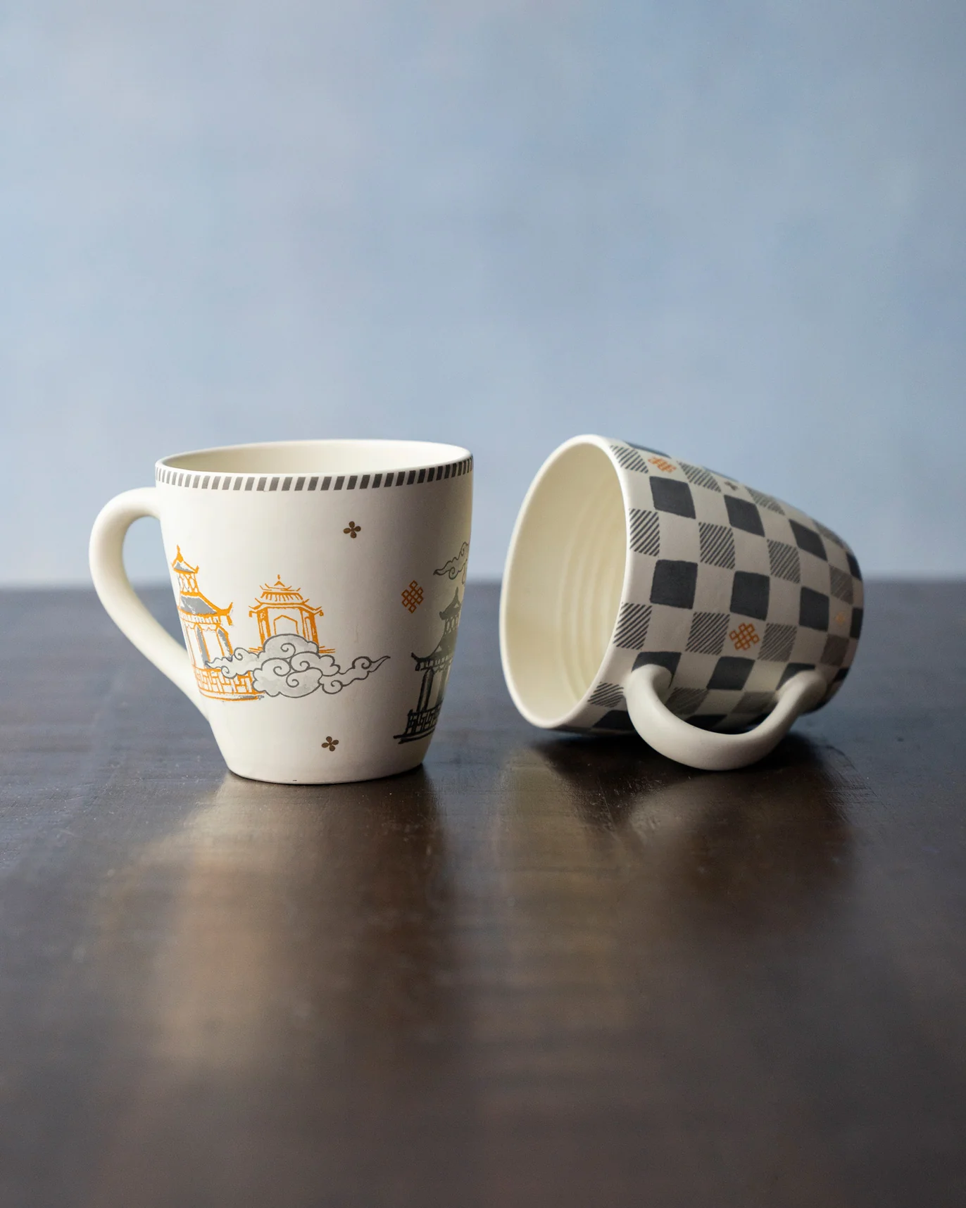 Pagoda Mugs (Set of 2) - Image 3